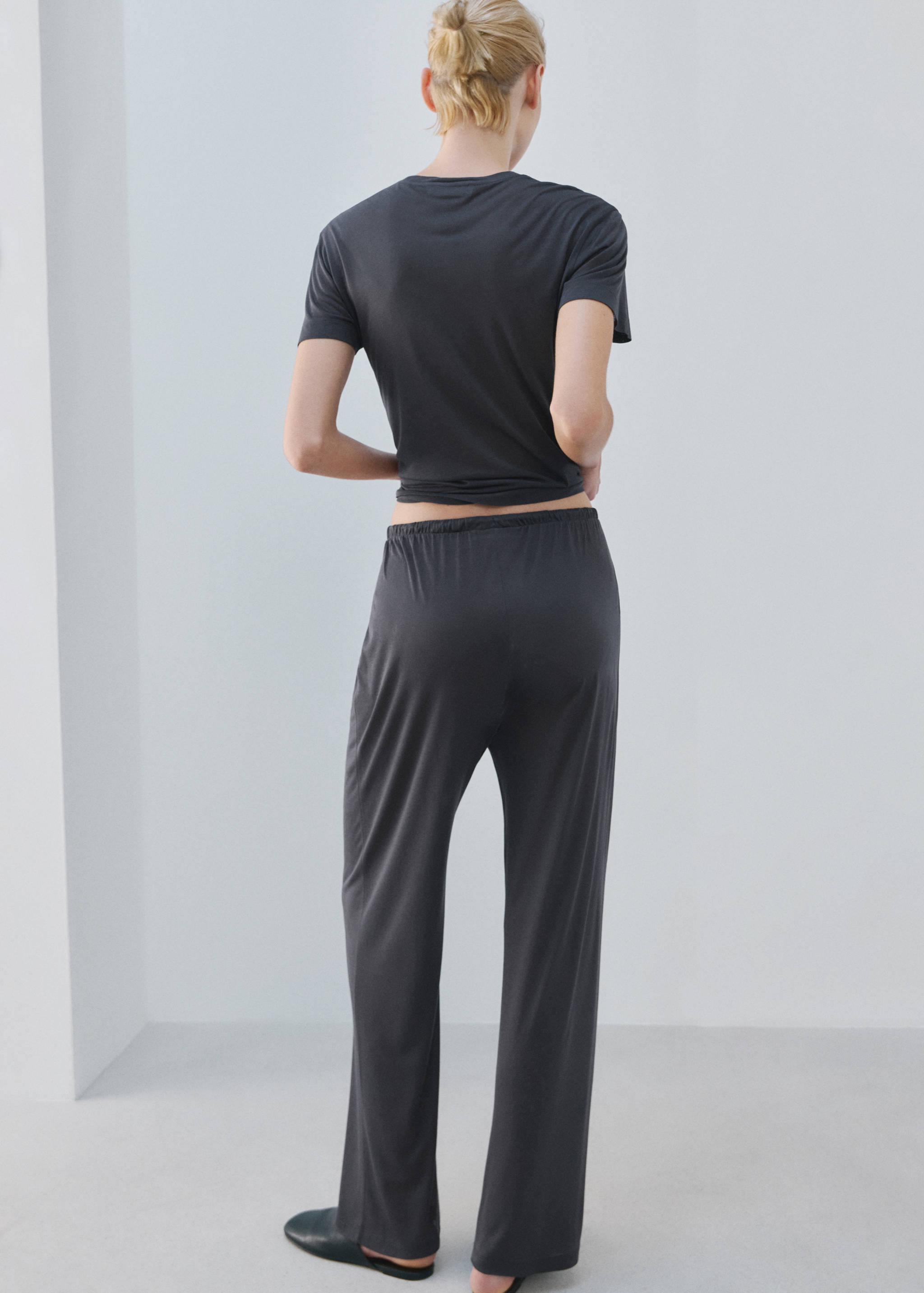 Pantalón pijama micromodal - Reverso del artículo