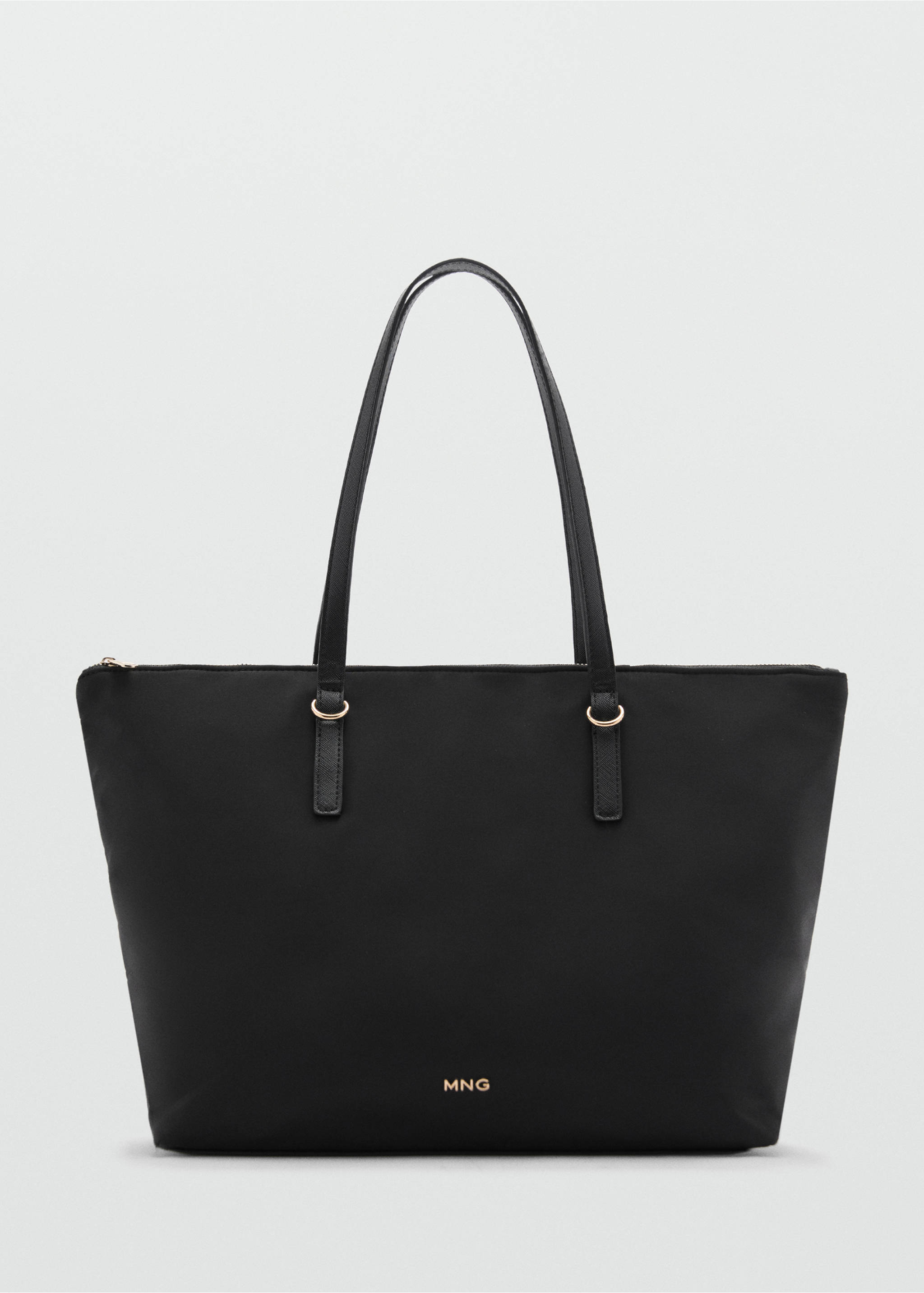 Sac shopper nylon - Article sans modèle, Noir. Ref: 27011322-00.