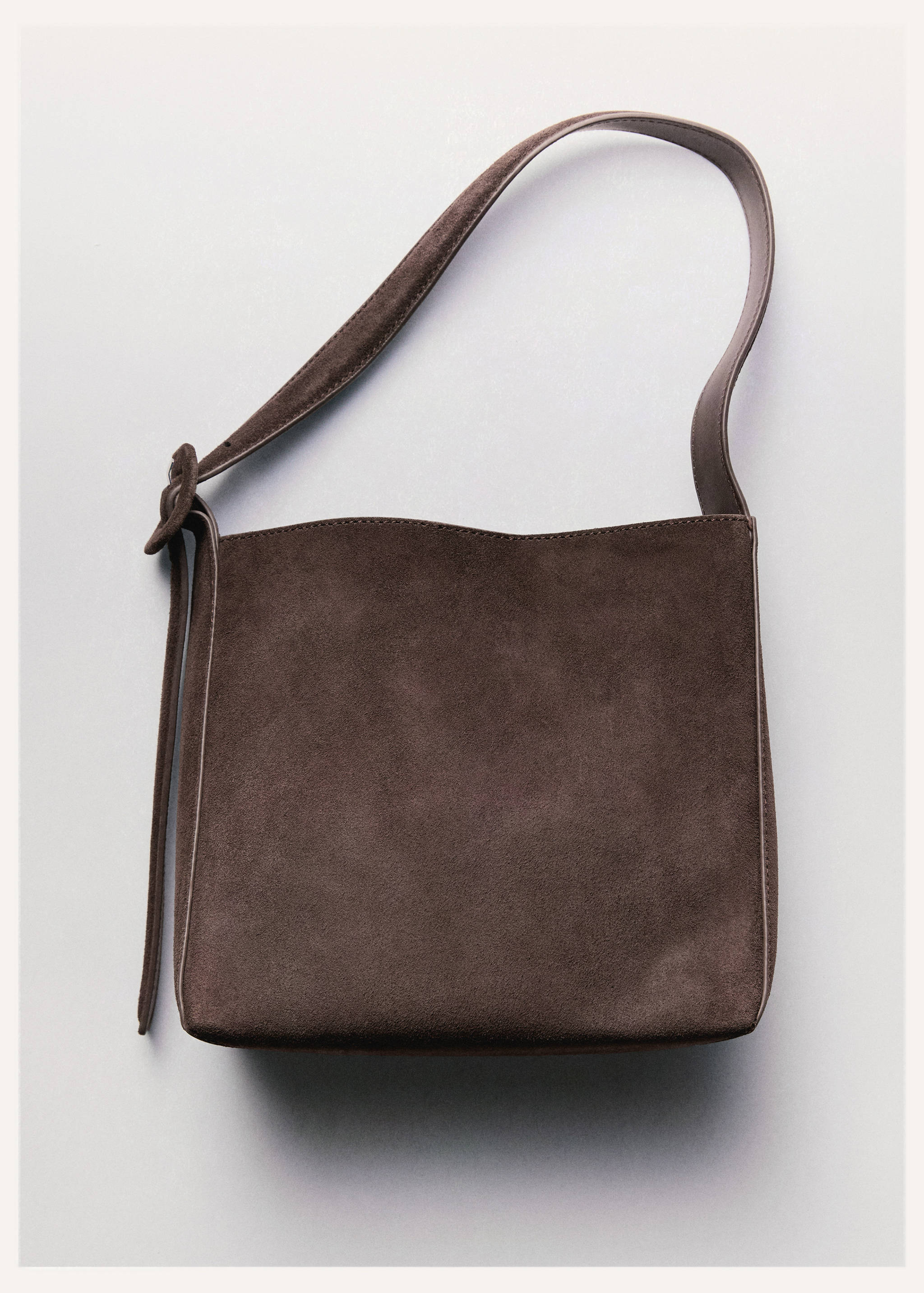 Suede leather shopper bag - Details of the article 5