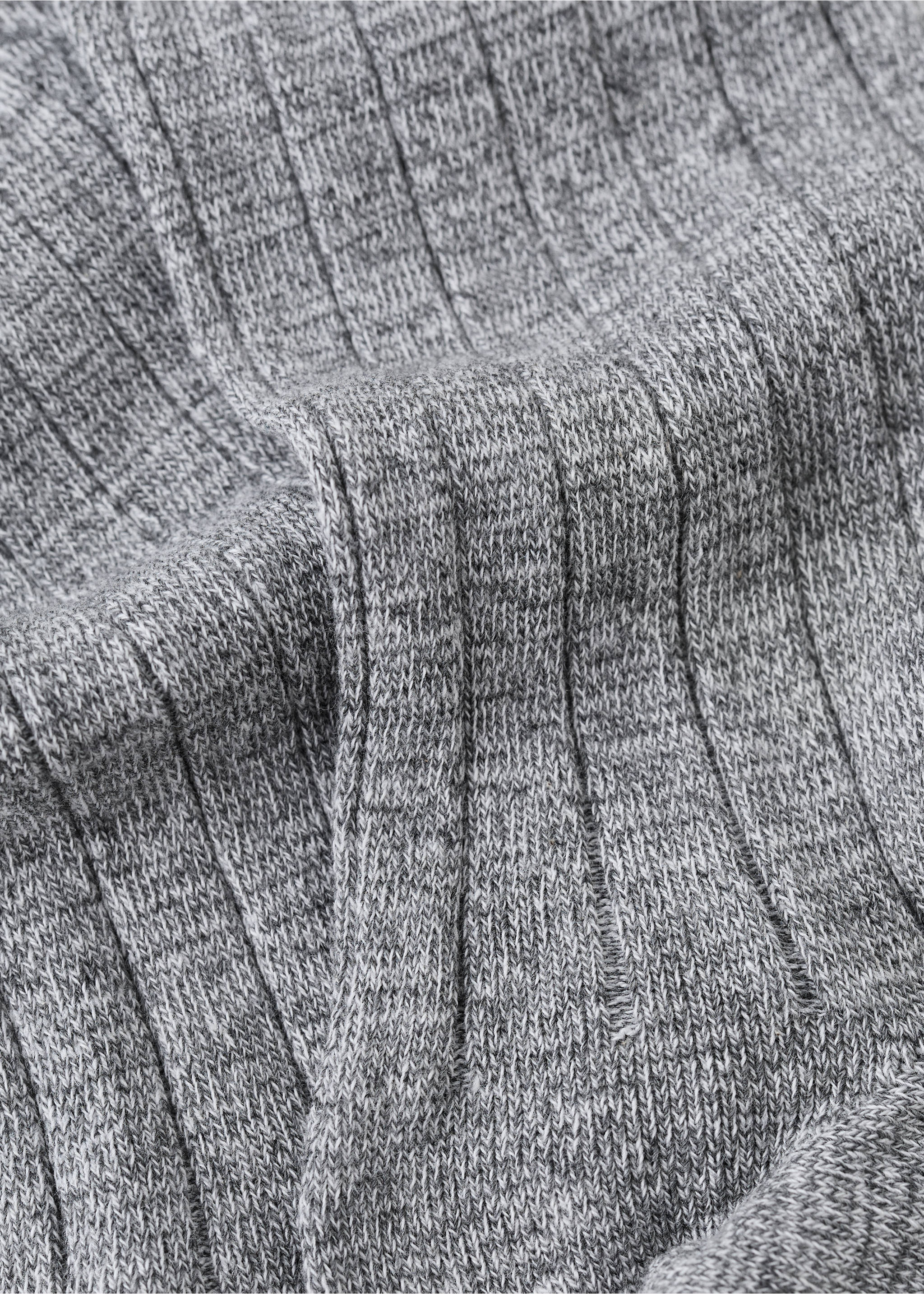 Calcetines algodón canalé - Detalle del artículo 0, Gris claro vigoré. Ref: 27011331-00.