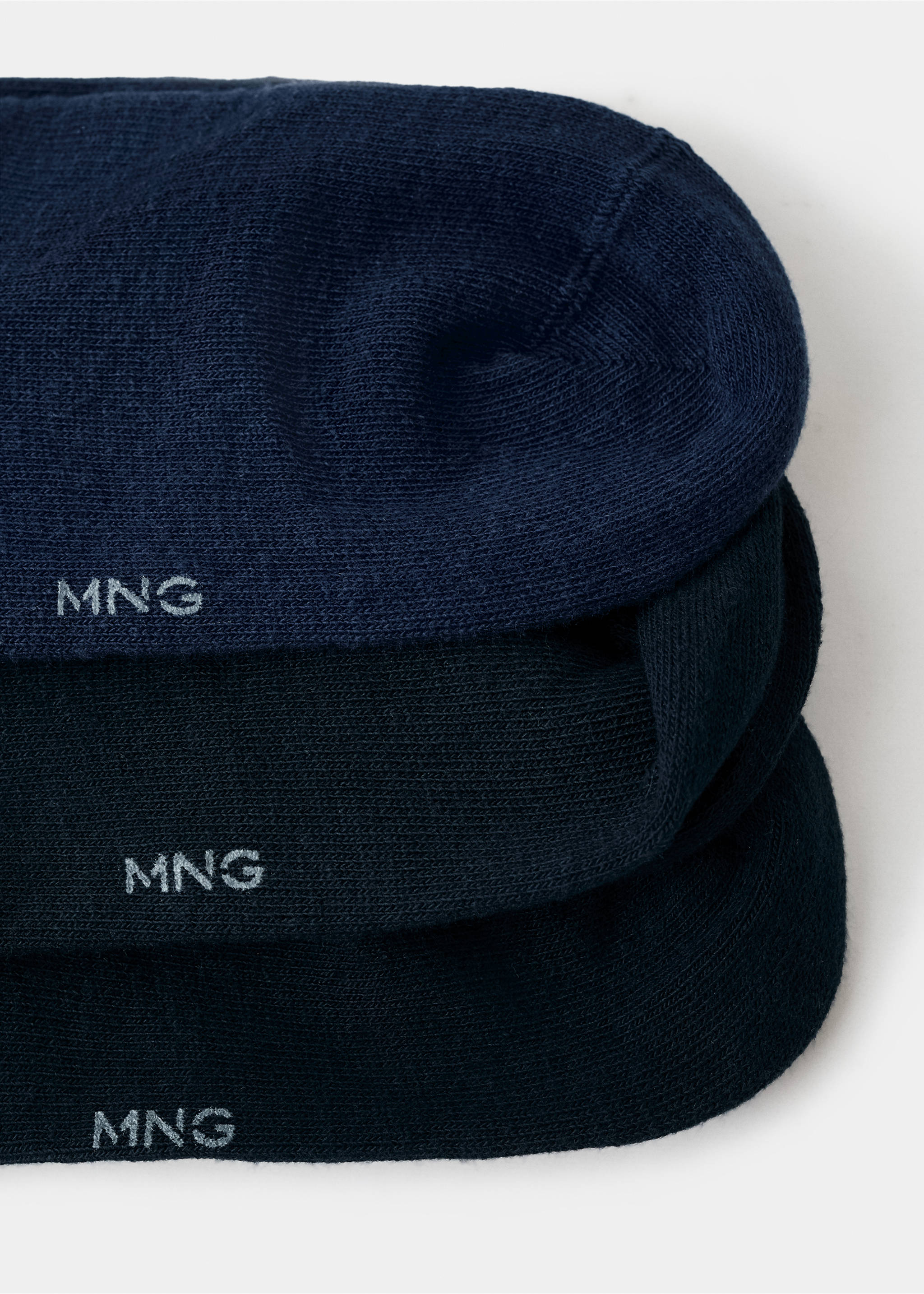 Komplet od 3 para stopalica - Detalji artikla 0, Mornarsko plava. Ref: 27011336-00.