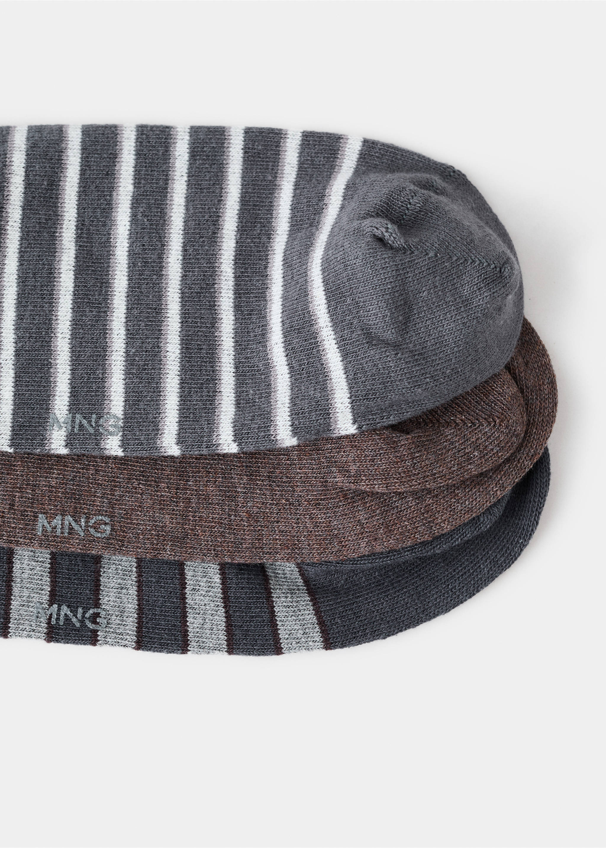 3er Pack Kombinierte Socken - Detail des Artikels 0, Braun. Ref: 27011341-00.