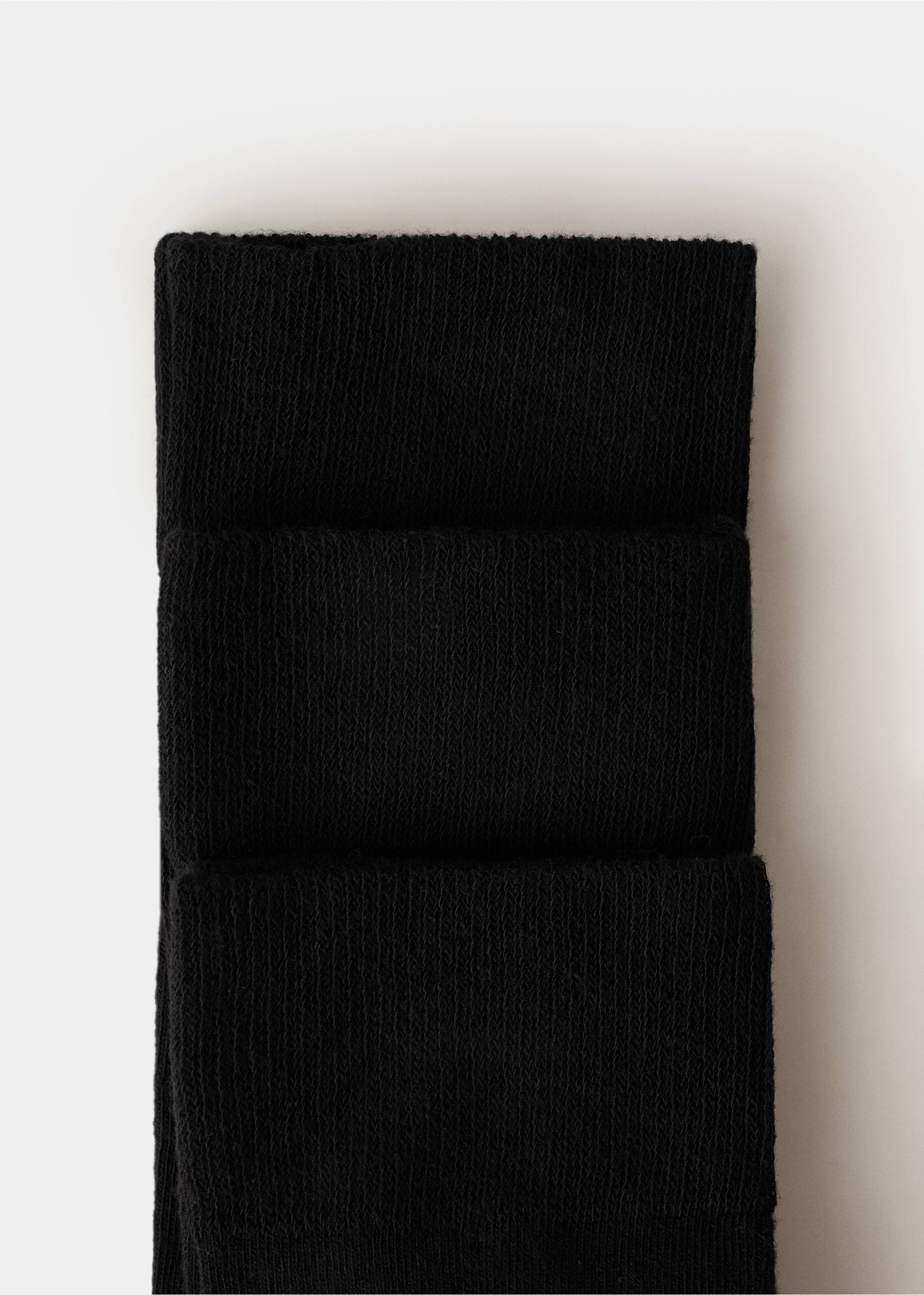 Pack of 3 cotton socks - Details of the article 0, Black. Ref: 27011343-00.