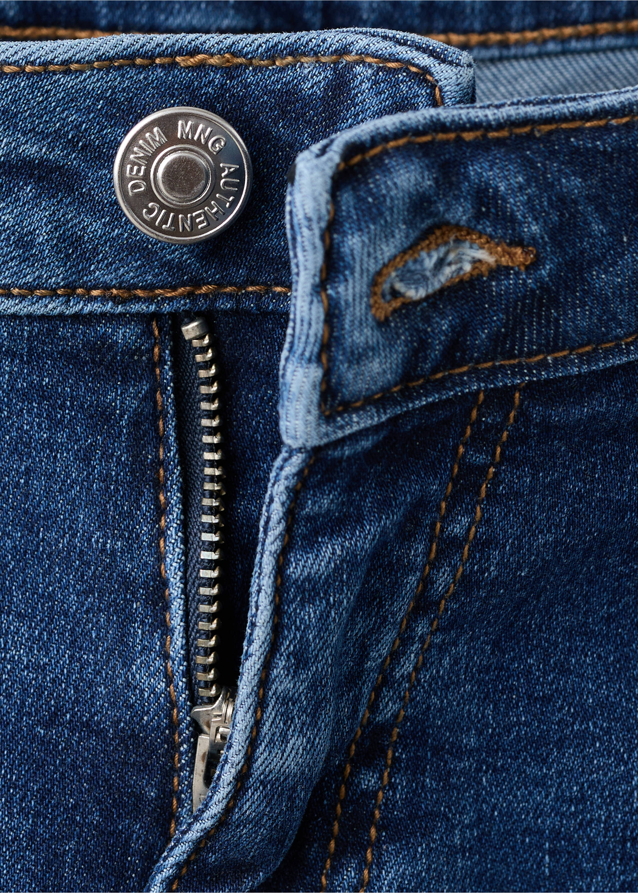 Джинсы с низкой посадкой и широкими штанинами - Деталь изделия 8, Темно-синий. Ref: 27011511-00.