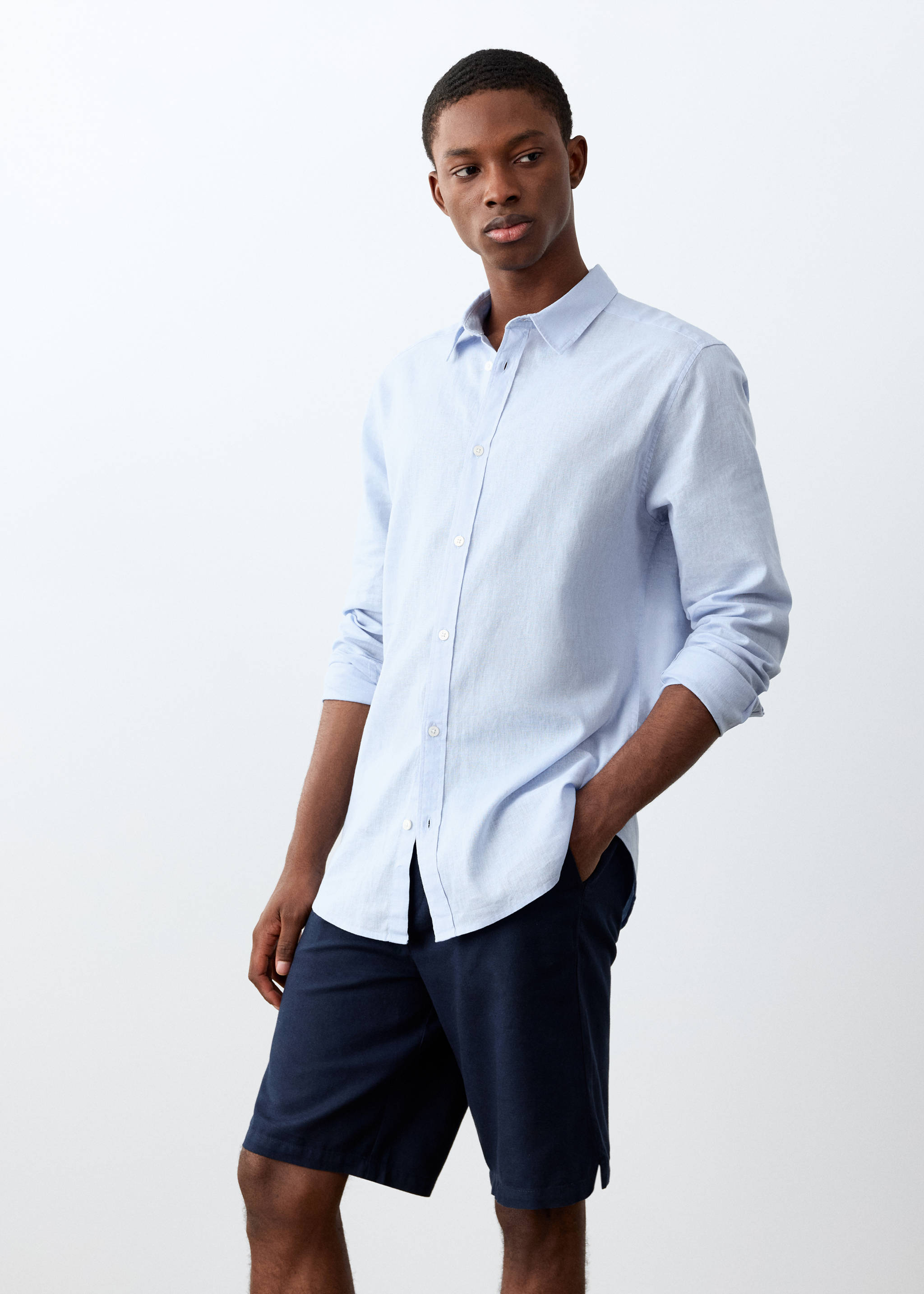 Camisa oxford - Plano medio