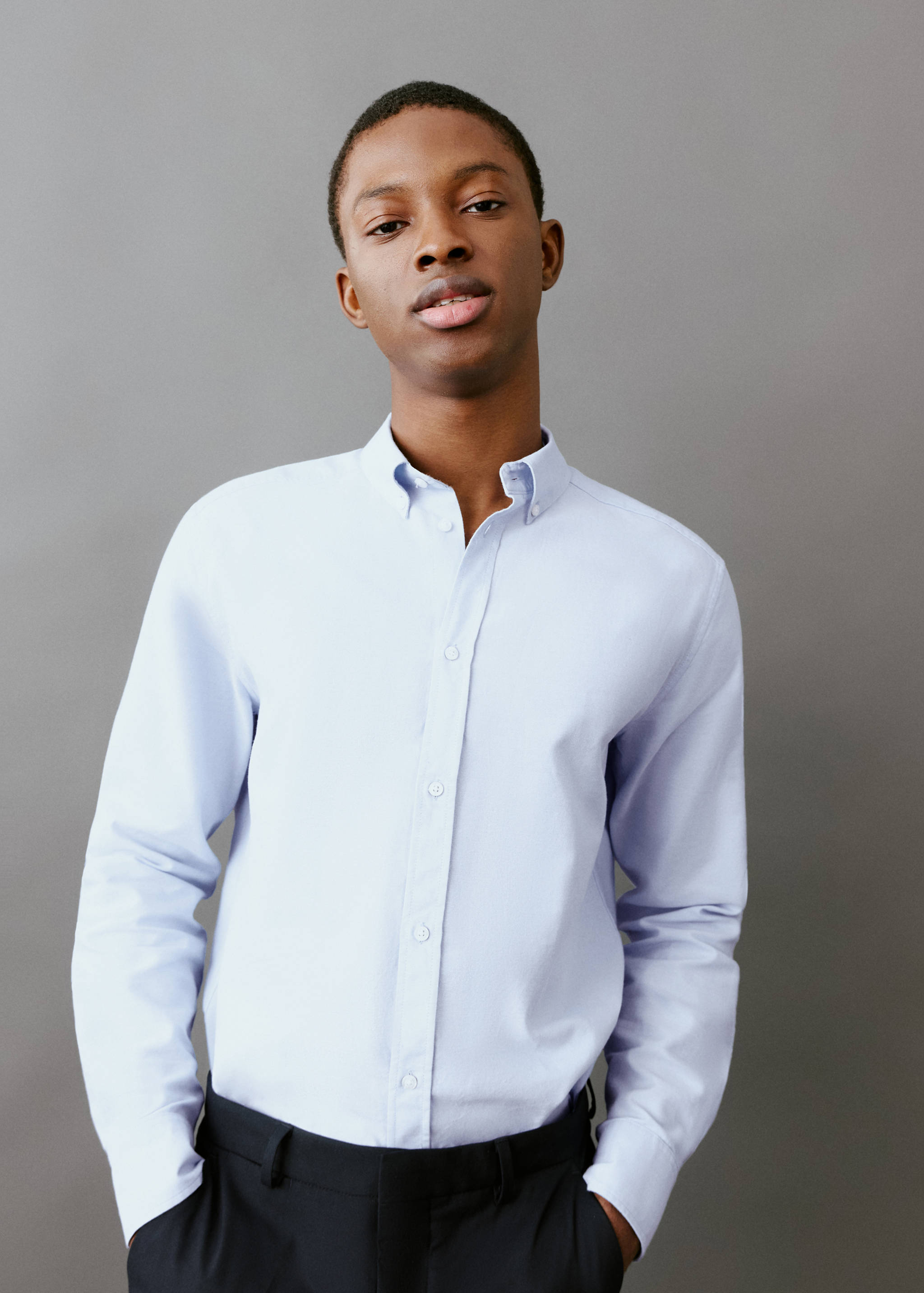 Рубашка оксфорд - Деталь изделия 4