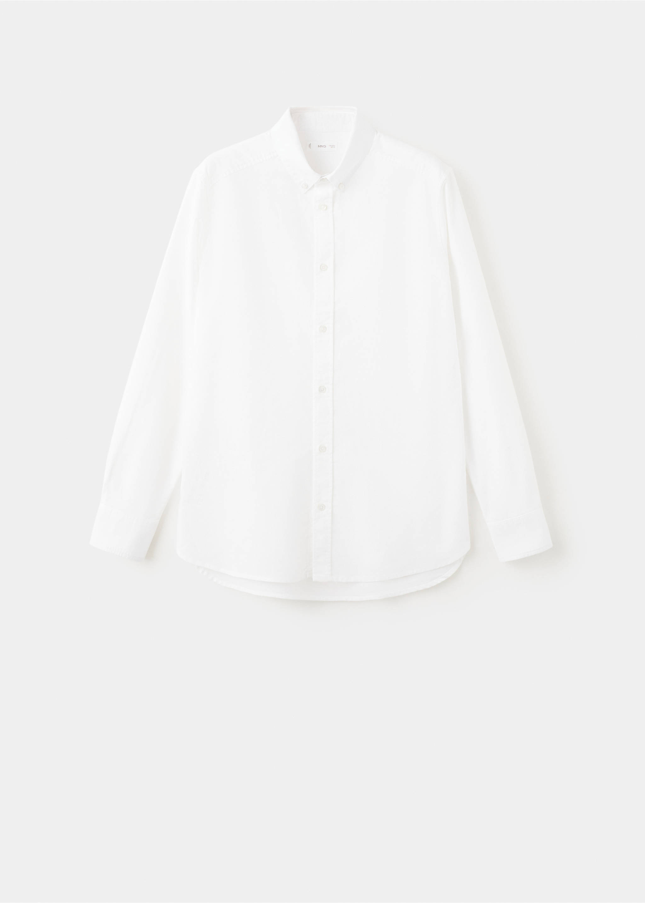Camisa Oxford algodón - Artículo sin modelo, Blanco roto. Ref: 27011514-00.