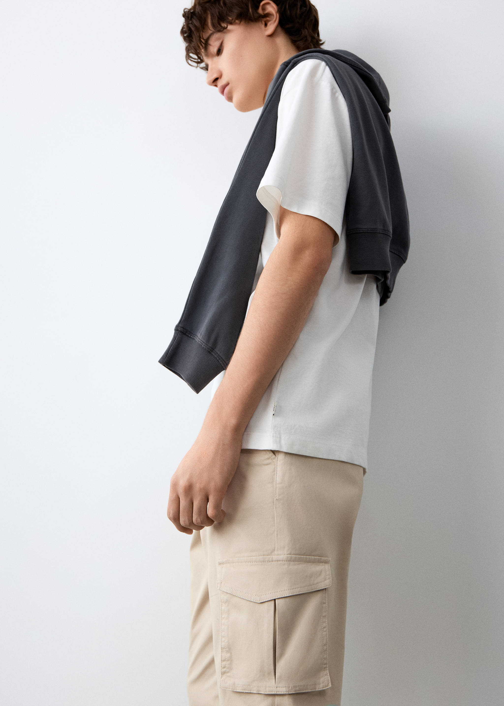 سروال كارغو مستقيم - تفاصيل المنتج 1