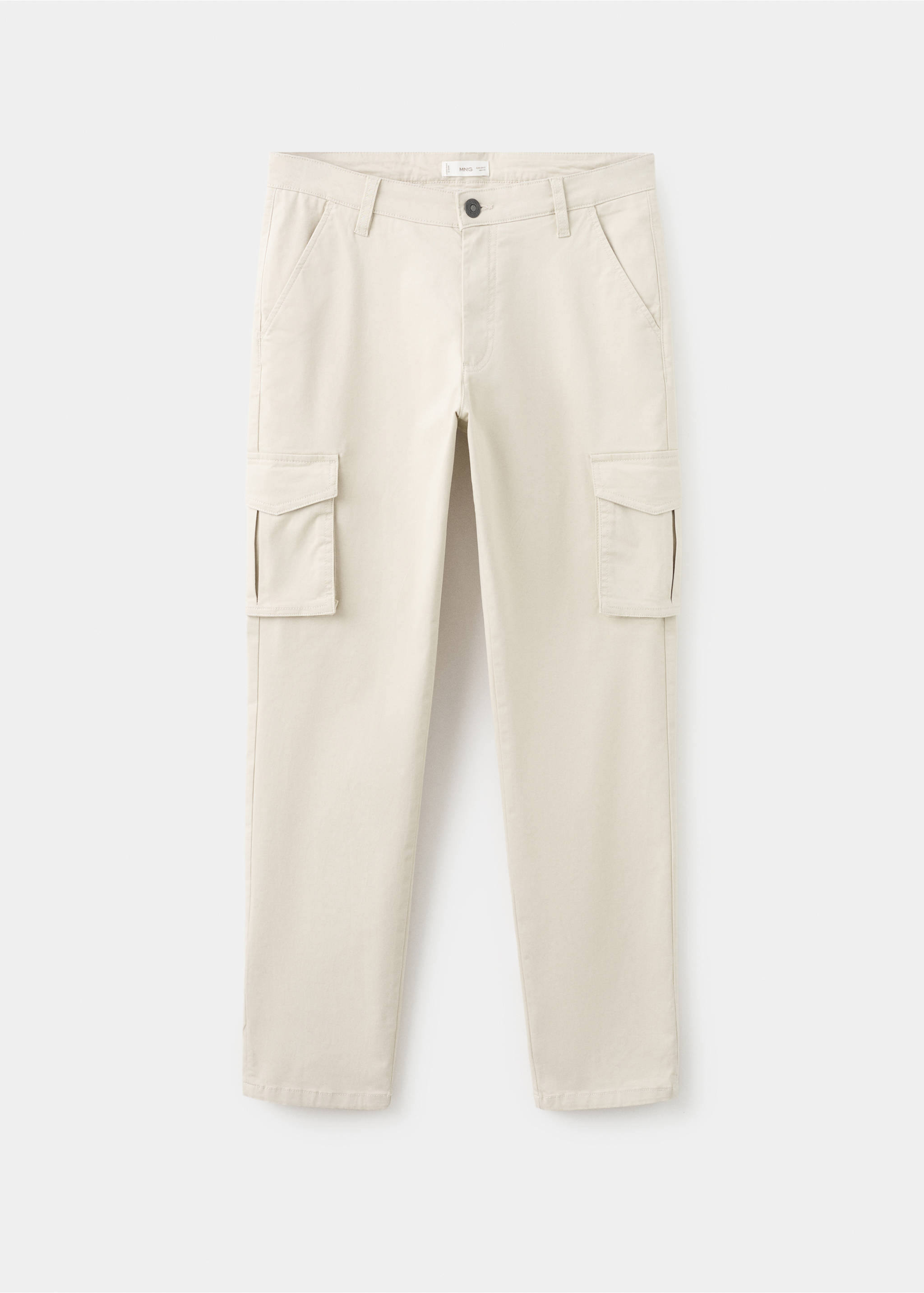 Straight cargo pants - Article without model, Ice Grey. Ref: 27011515-00.