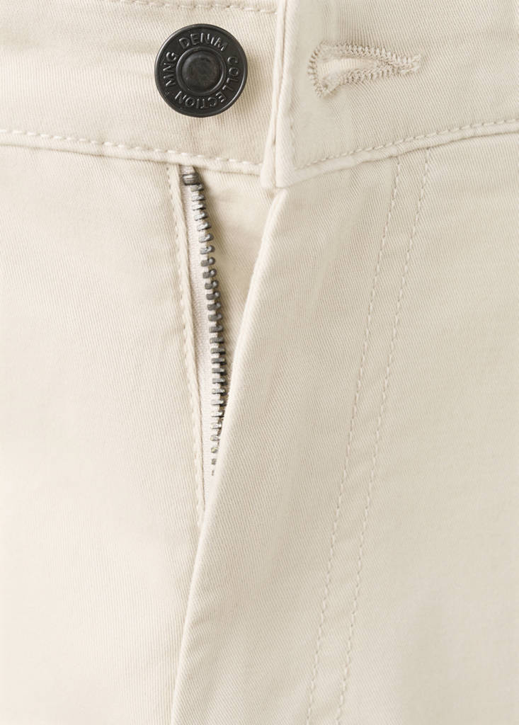 Straight cargo trousers — Ice Grey