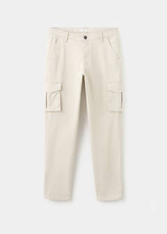 Straight cargo trousers — Ice Grey 3