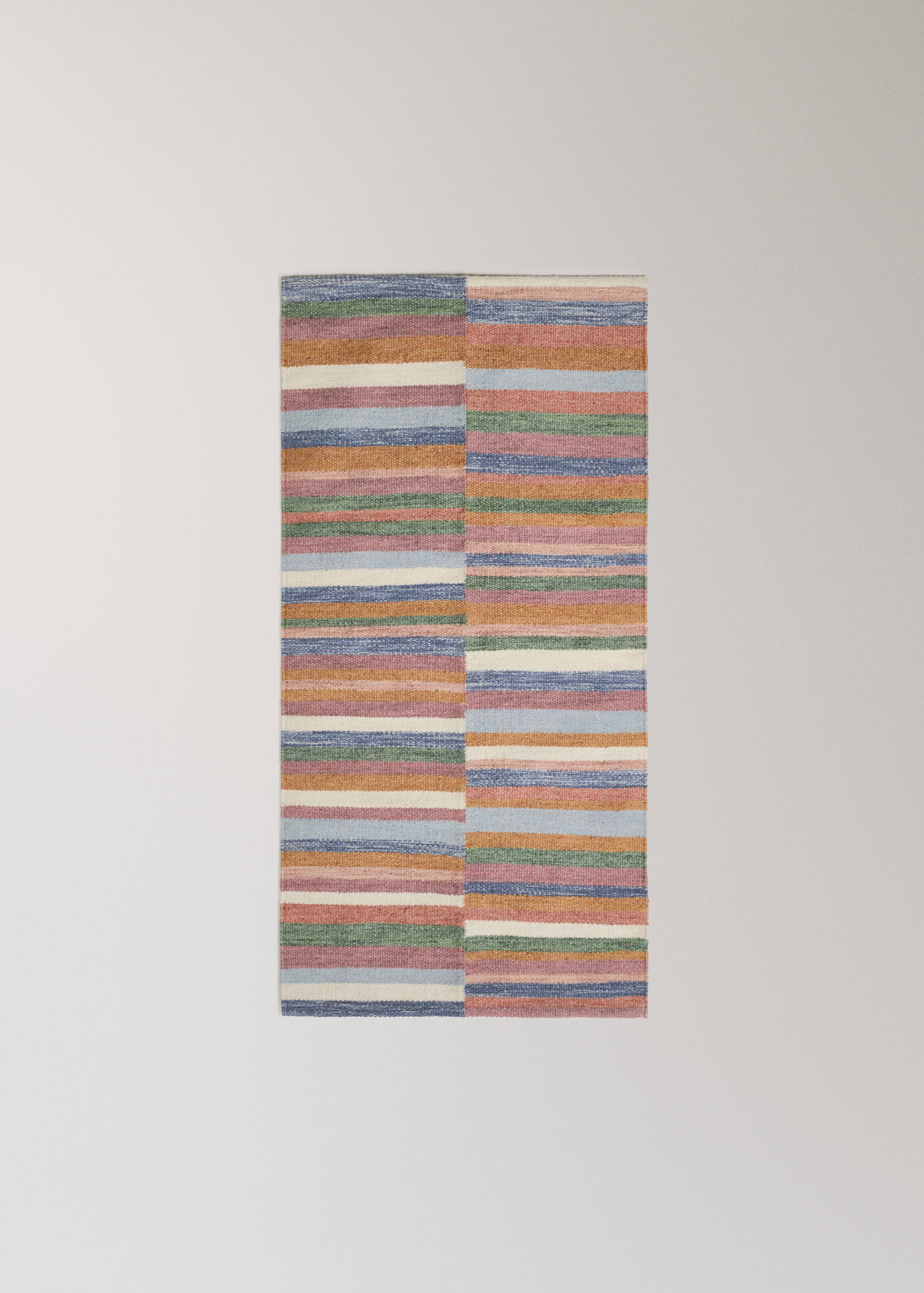 Small multicolour wool carpet - Article without model