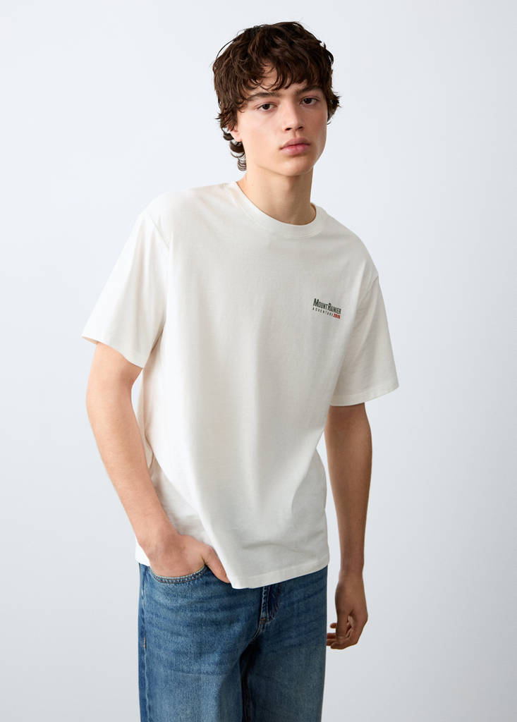Short-sleeved printed t-shirt — Off White