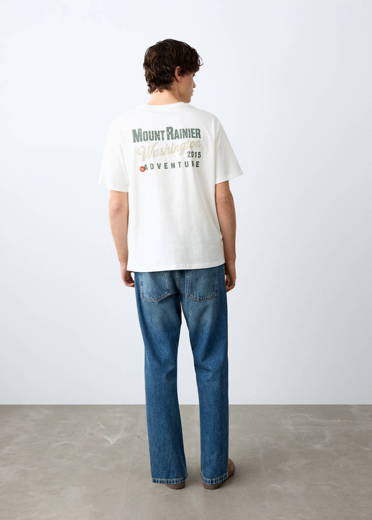 Short-sleeved printed t-shirt — Off White