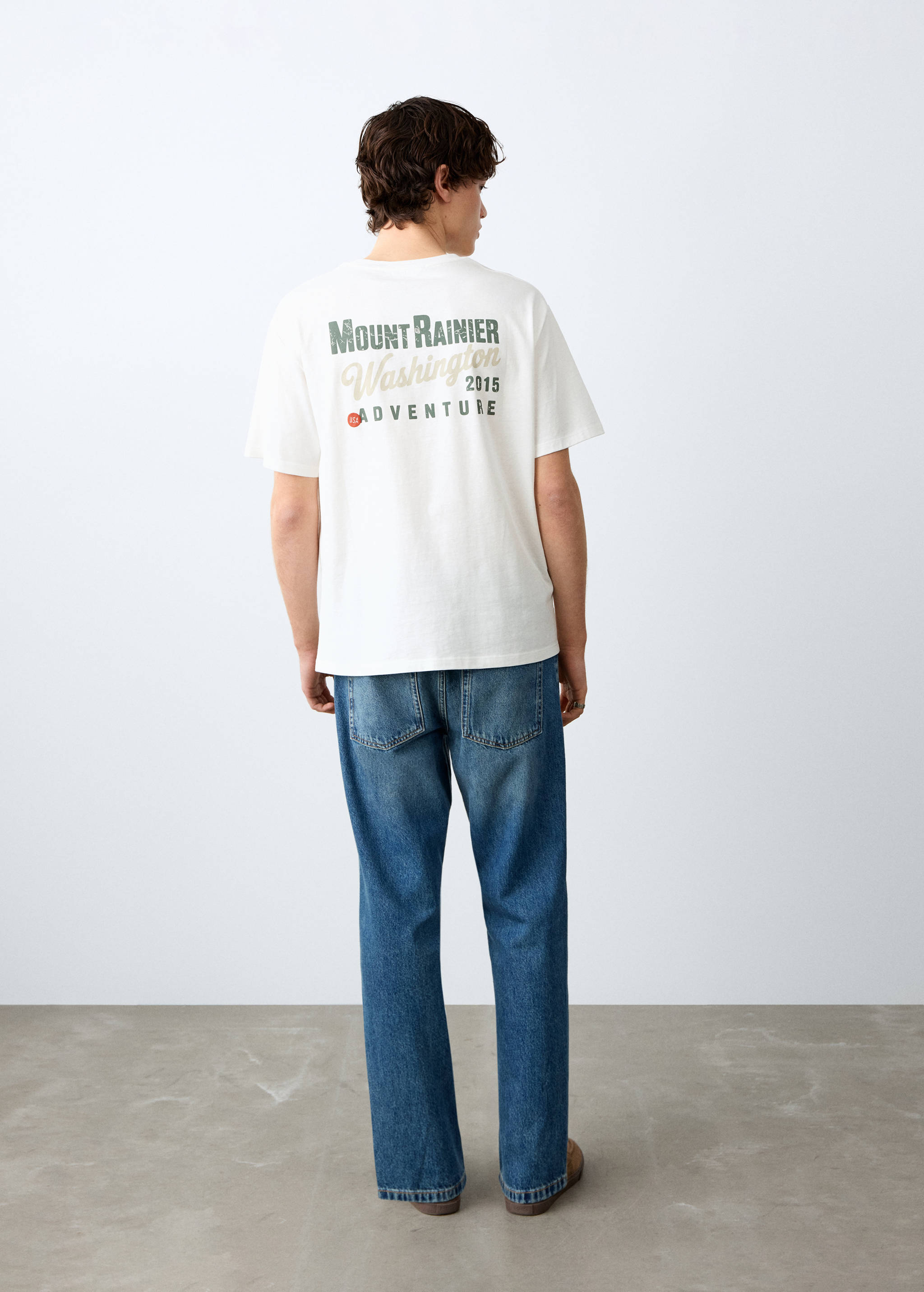 Camiseta estampada manga corta - Reverso del artículo