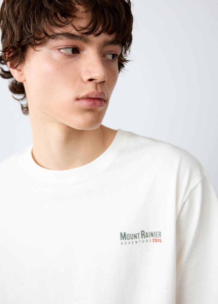 Short-sleeved printed t-shirt — Off White