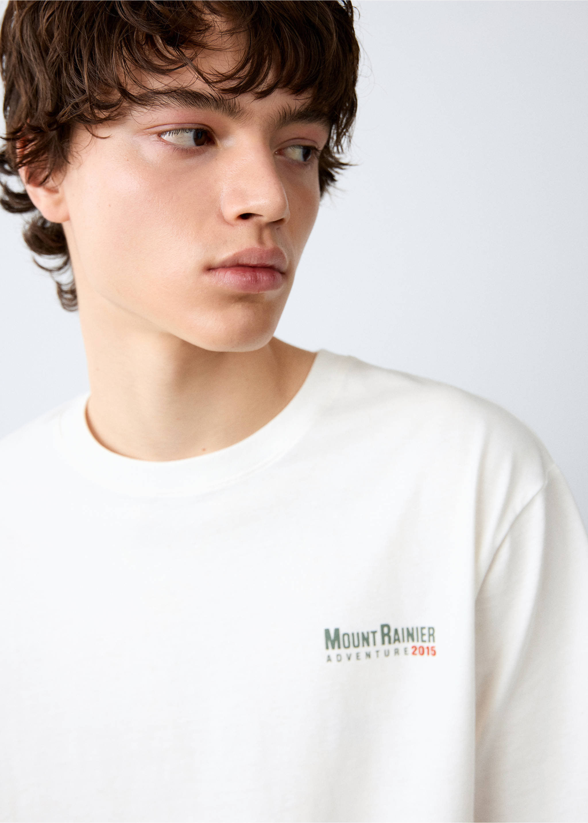 Camiseta estampada manga corta - Detalle del artículo 1, Blanco roto. Ref: 27011517-00.