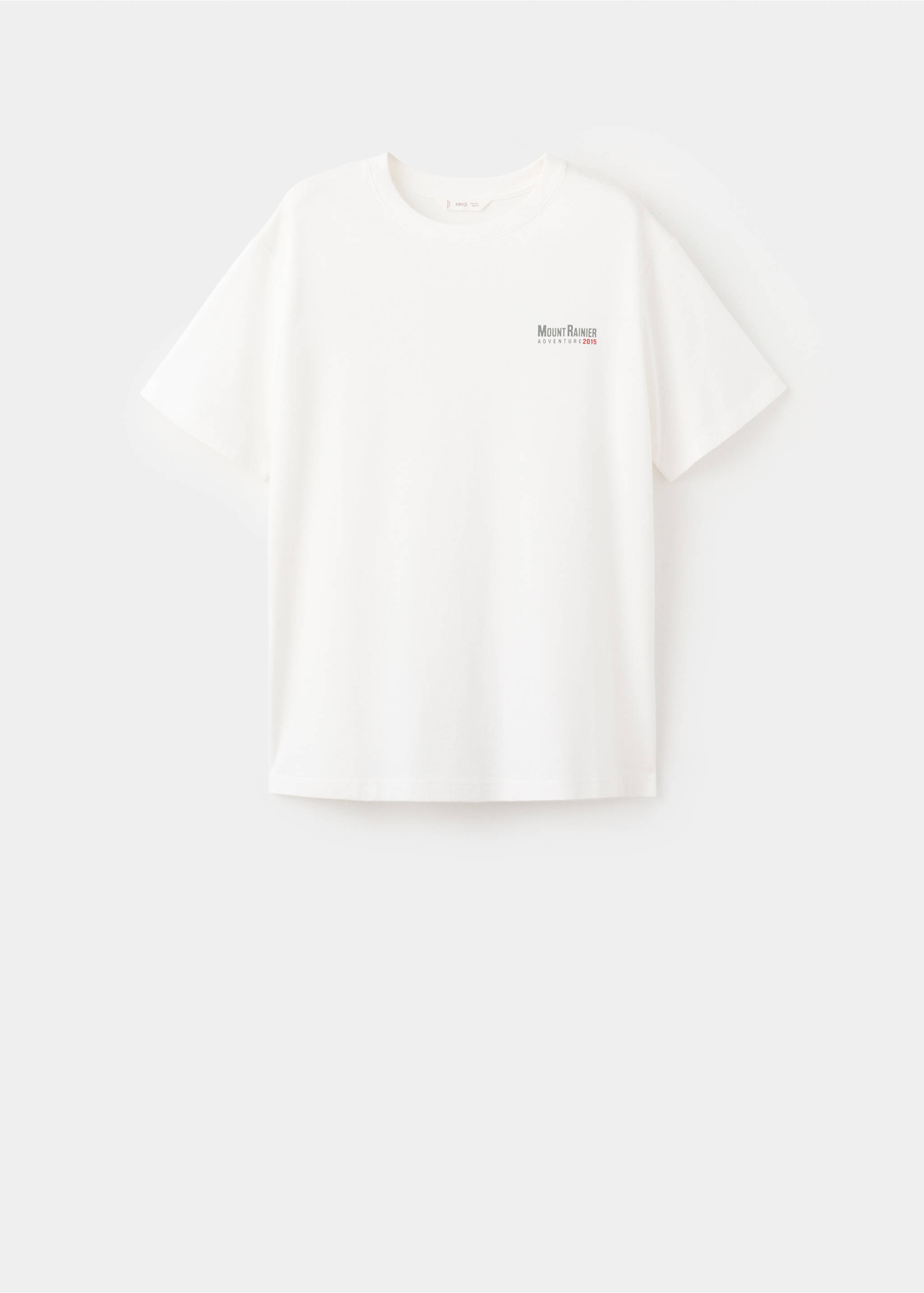 Camiseta estampada manga corta - Artículo sin modelo, Blanco roto. Ref: 27011517-00.