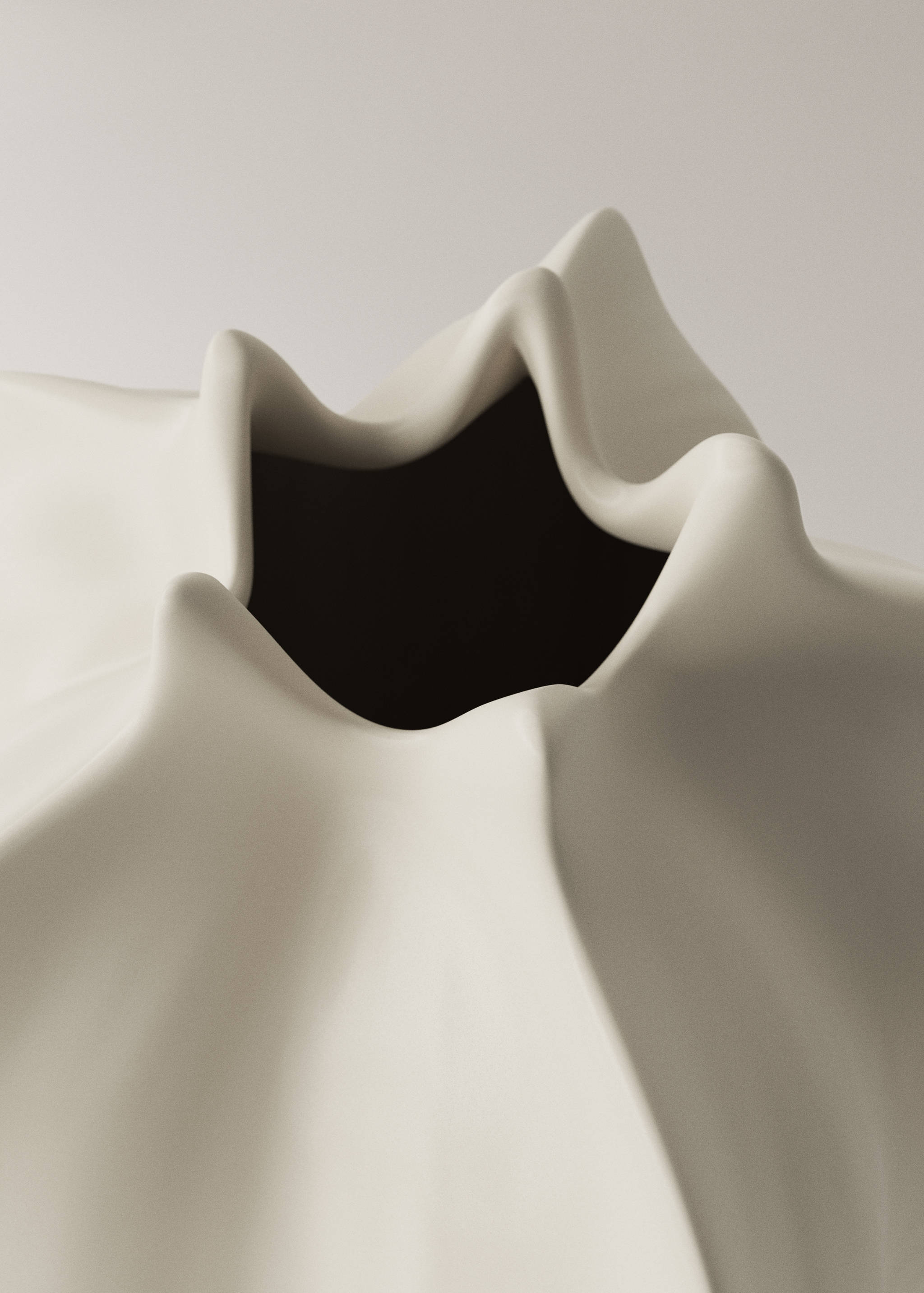 Tall earthenware flower vase - Details of the article 1