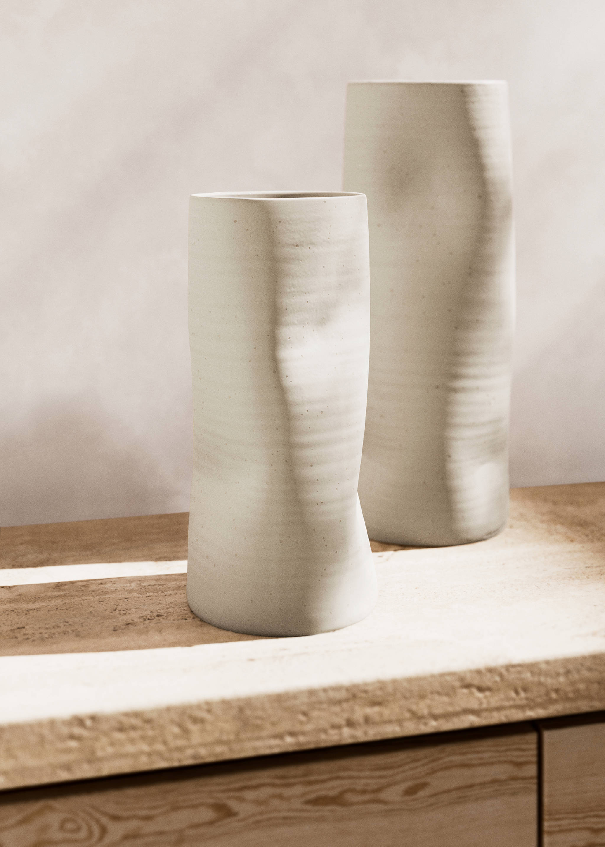 Vază medie neregulată - Plan general