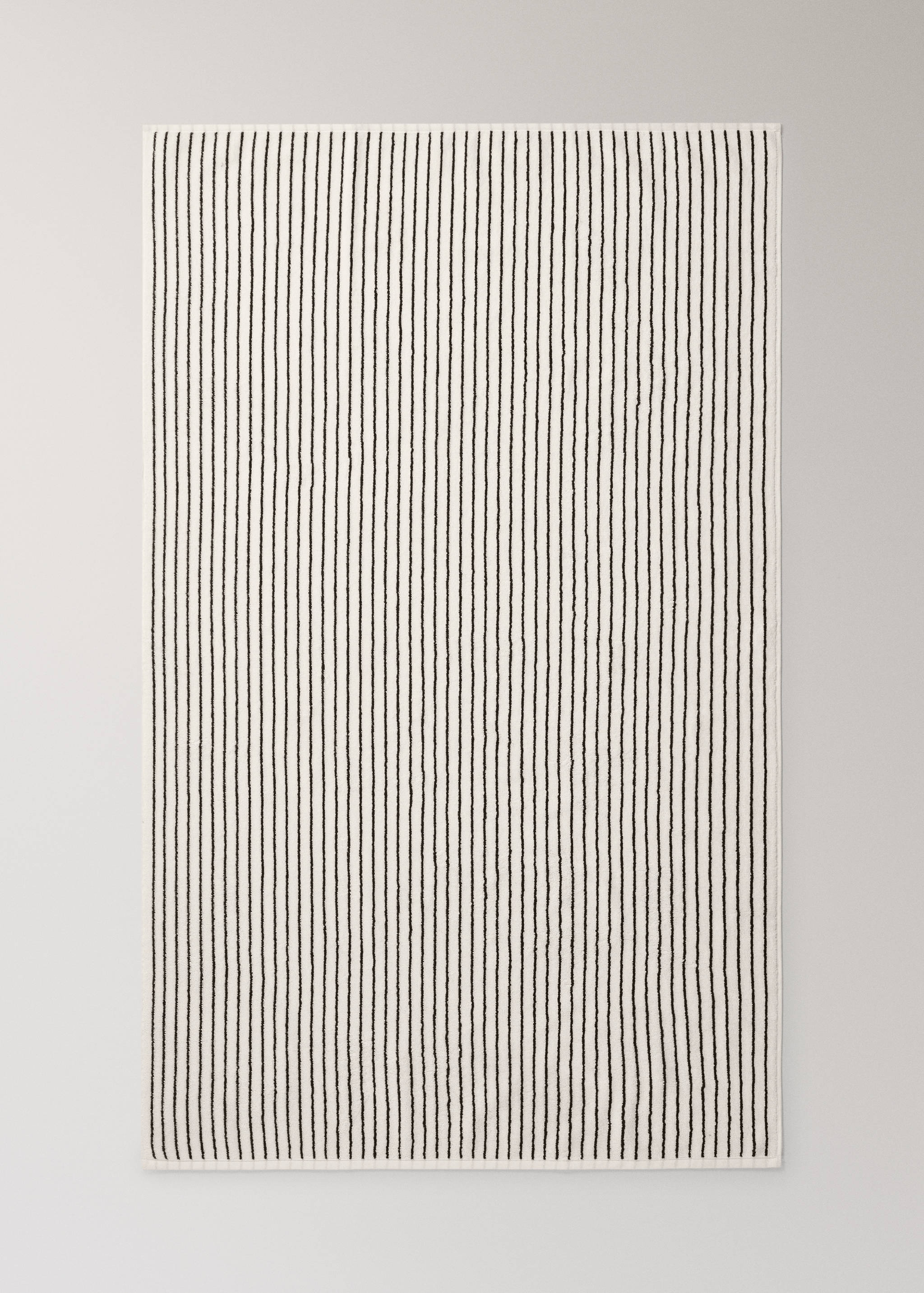 Badhandduk i bomull med tvåfärgade ränder - Detaljer om artikeln 3