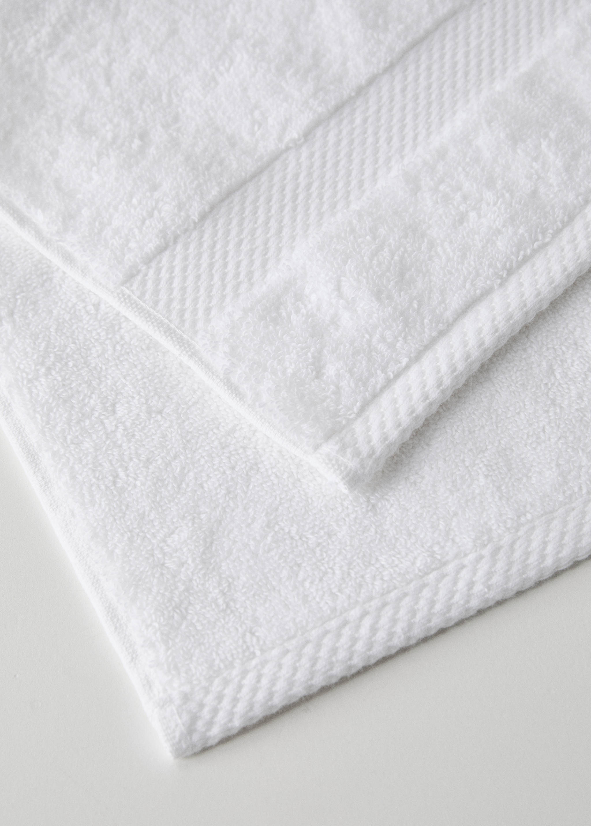 Extra-soft cotton face towel - Details of the article 2