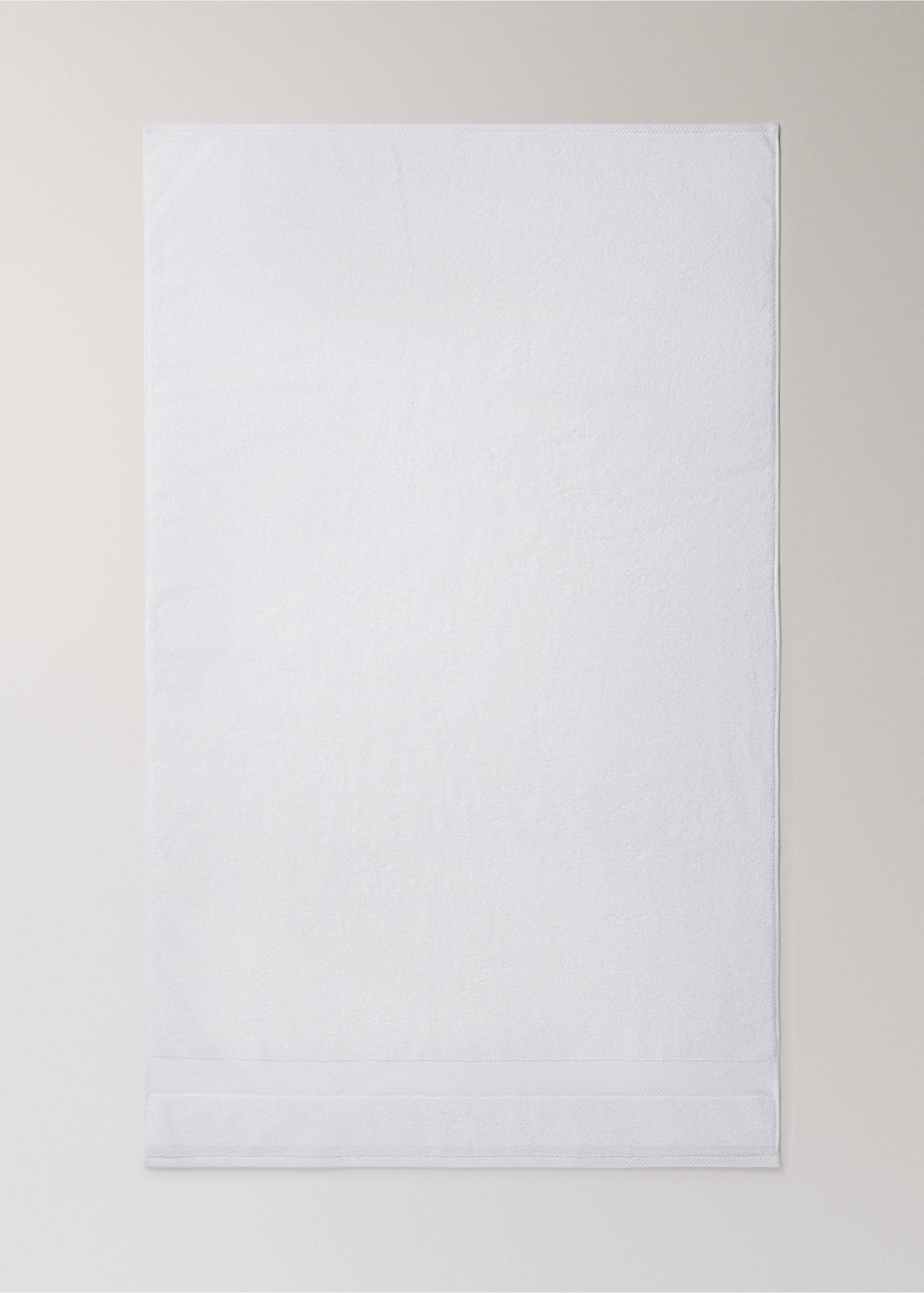 Toalha de banho de algodão extrassuave - Pormenor do artigo 3, Branco. Ref: 27011540-00.