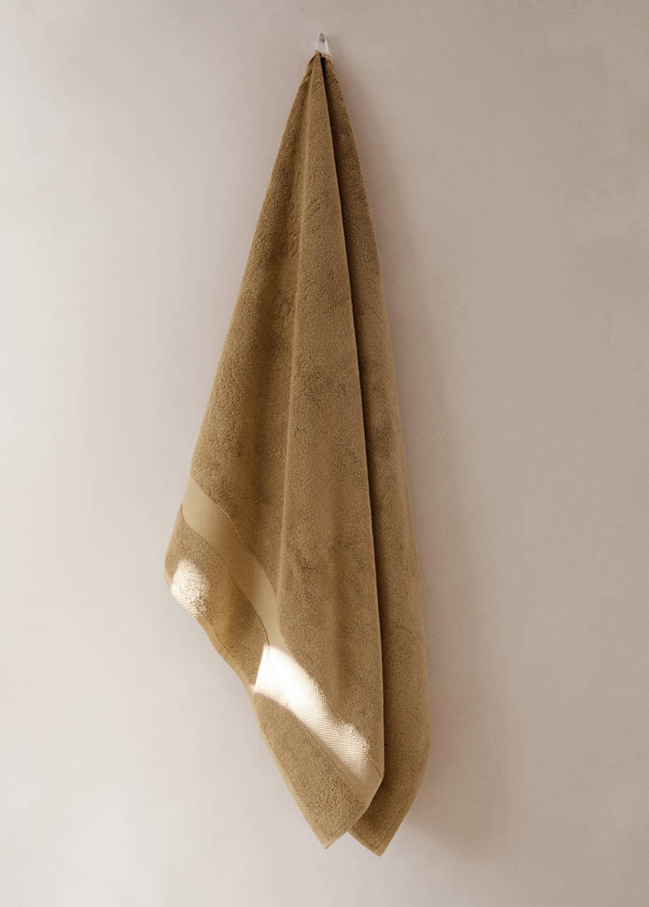 Extra soft XL cotton towel — Medium Brown