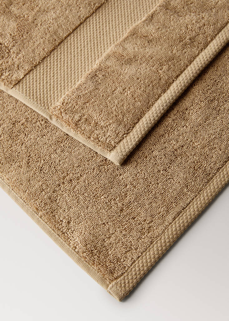 Extra soft XL cotton towel — Medium Brown