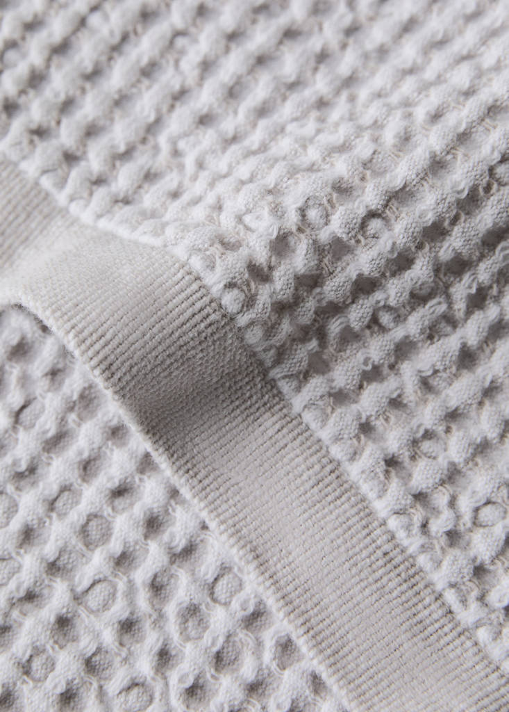 Waffle cotton hand towel — Beige