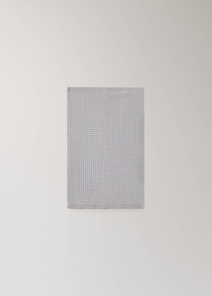 Waffle cotton hand towel — Beige