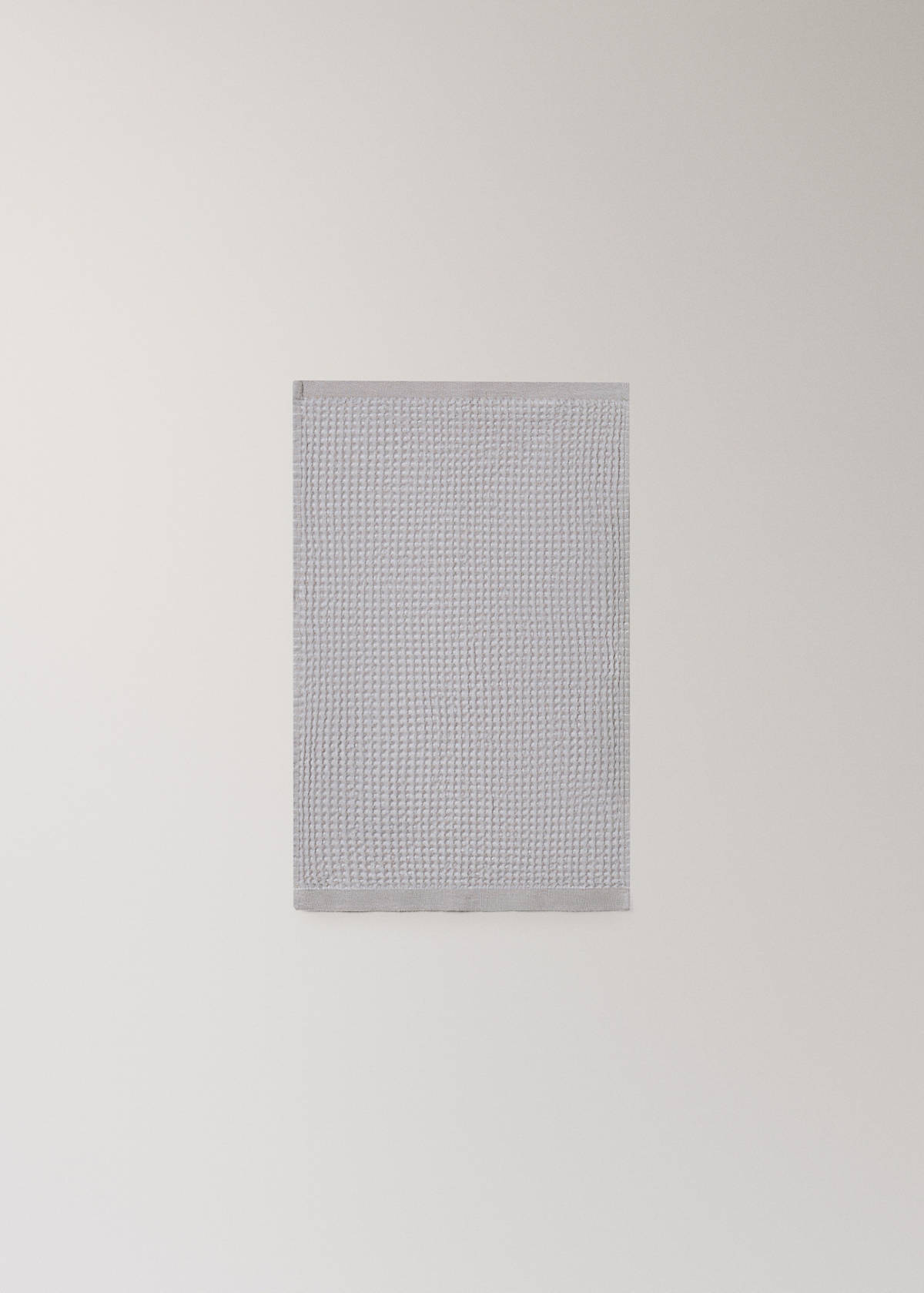Waffle cotton hand towel — Beige