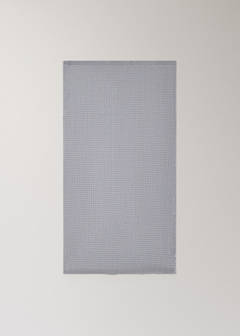 Waffle cotton washbasin towel — Grey 4