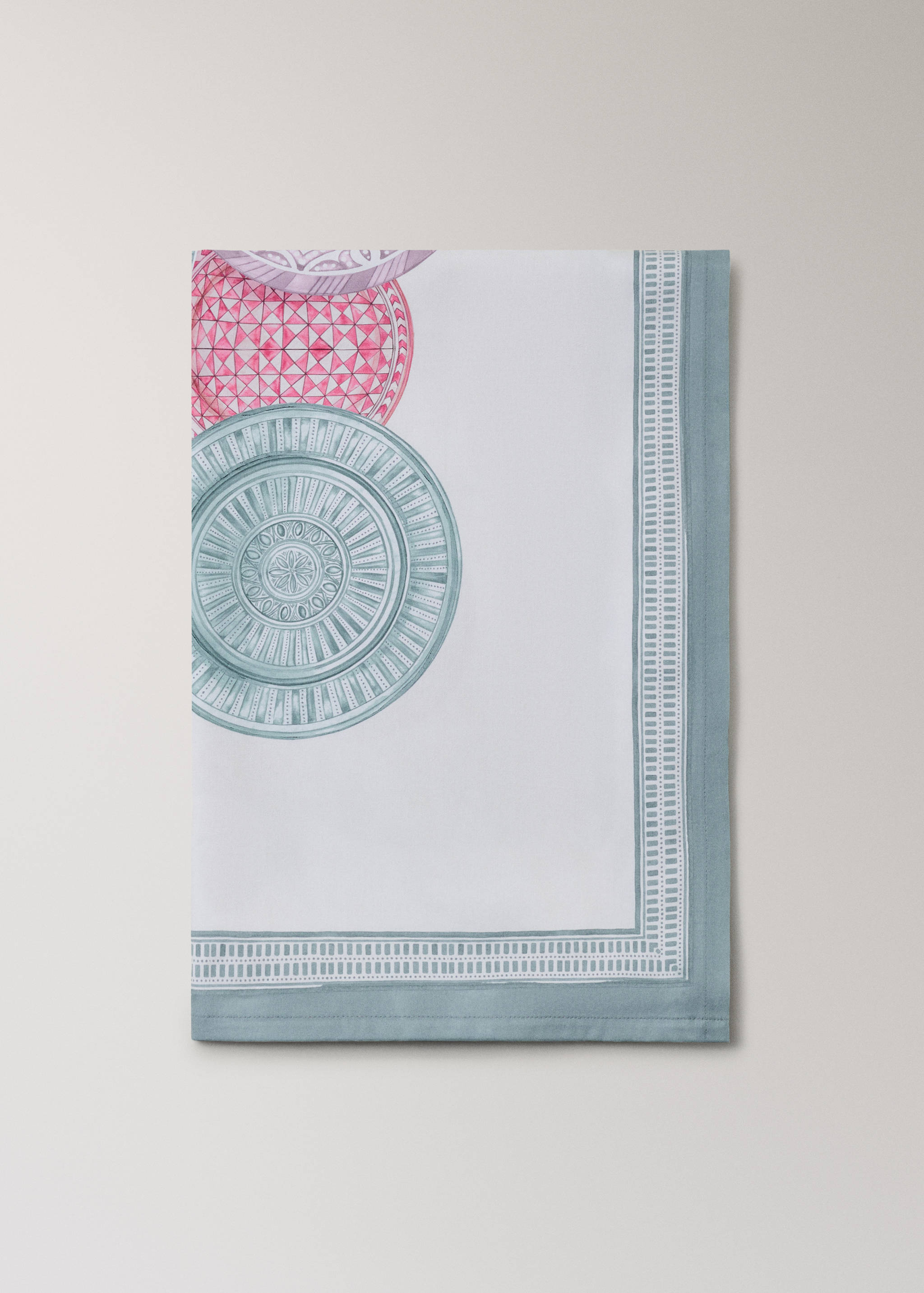 Cotton tablecloth Moroccan-style for 8 to 10 diners - Article without model