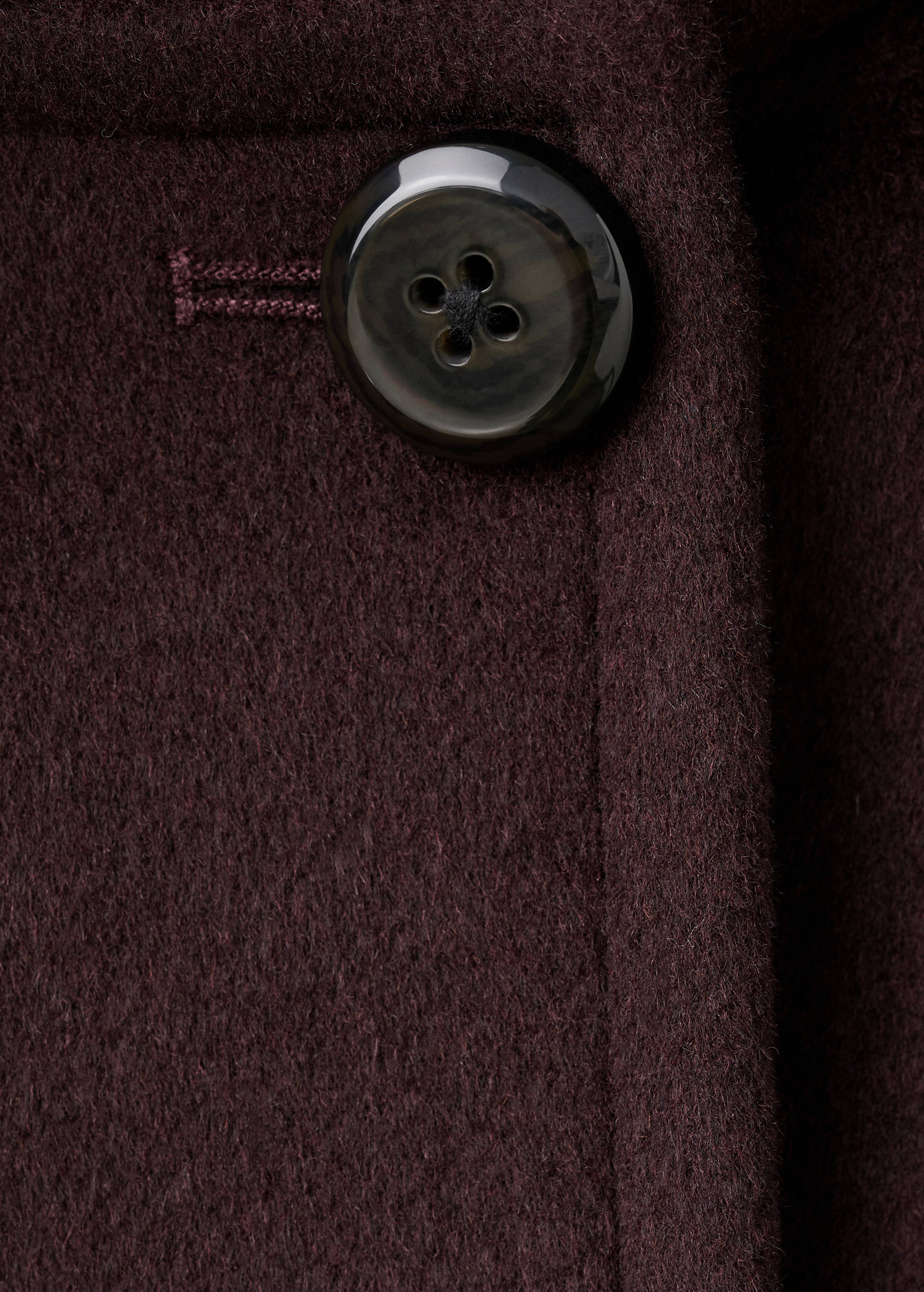 Wool jacket with shirt collar - Details of the article 8