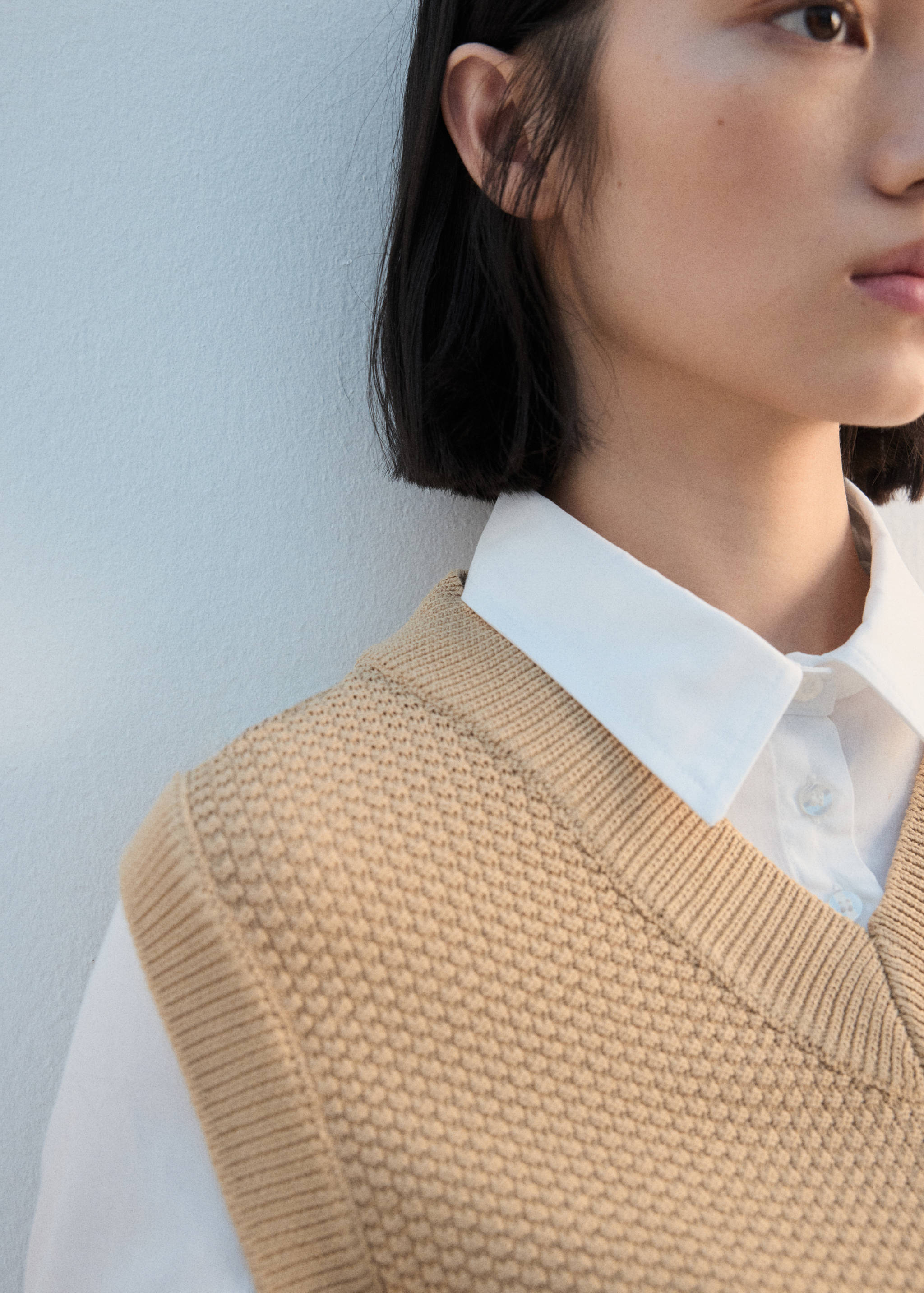 Genser med v-hals kombinert - Artikkeldetalj 6