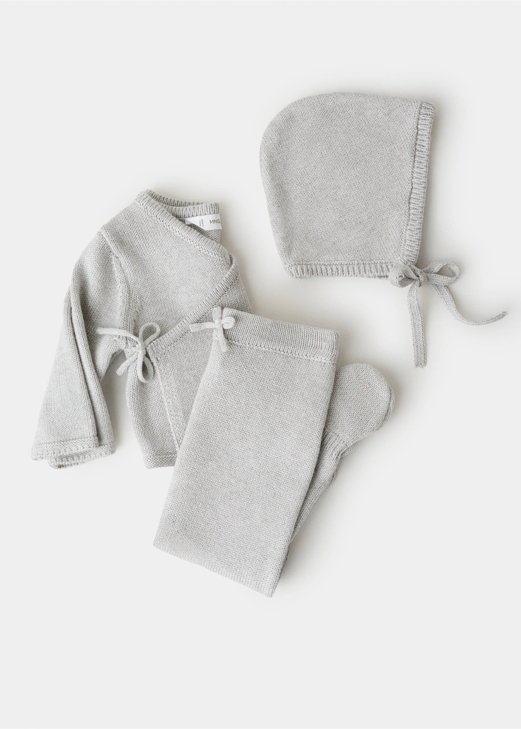 Càrdigan punt creuat - Detall de l'article 8, Gris clar vigoré. Ref: 27012549-00.