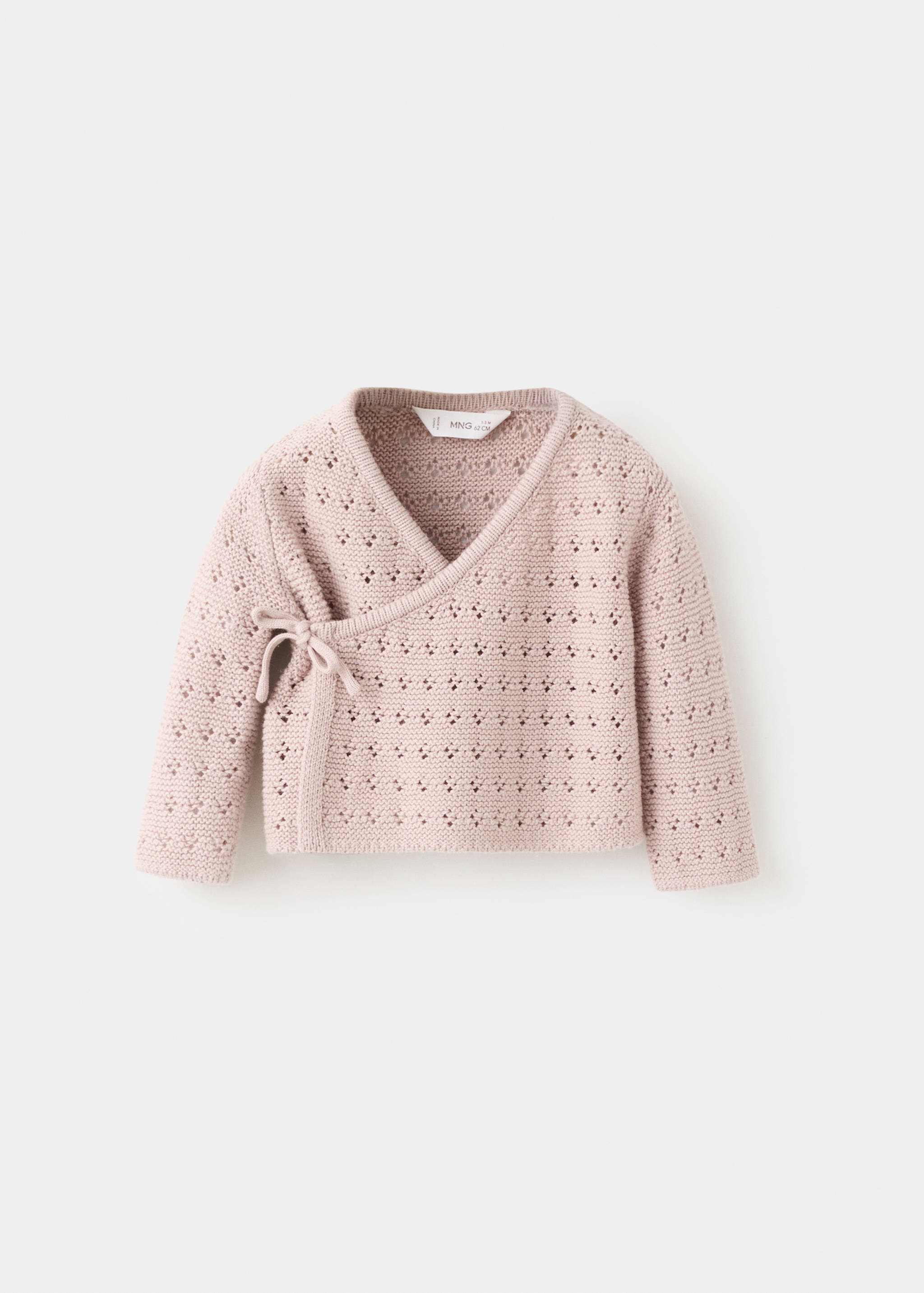 Cárdigan diseño cruzado - Artículo sin modelo