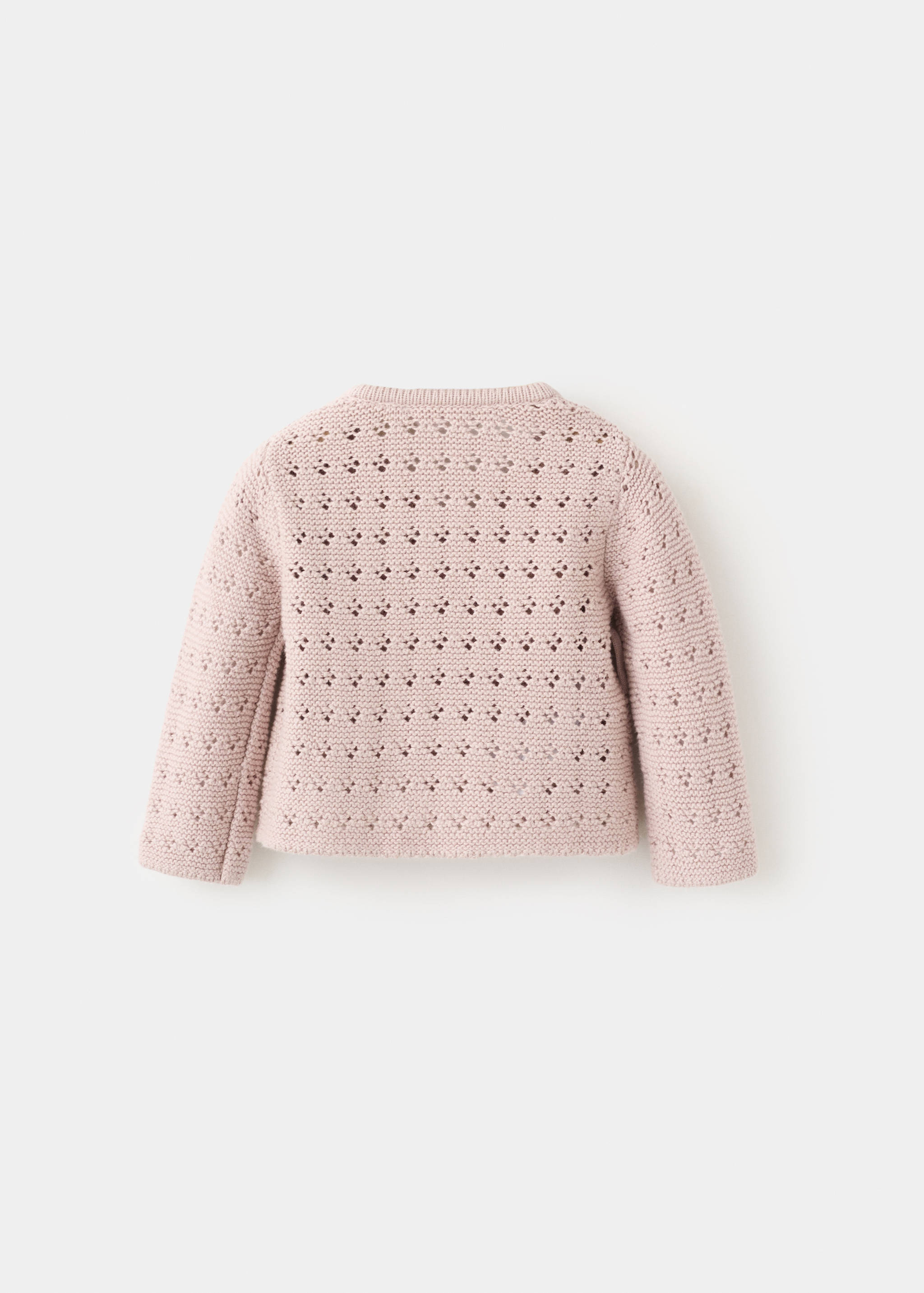 Cárdigan diseño cruzado - Reverso del artículo