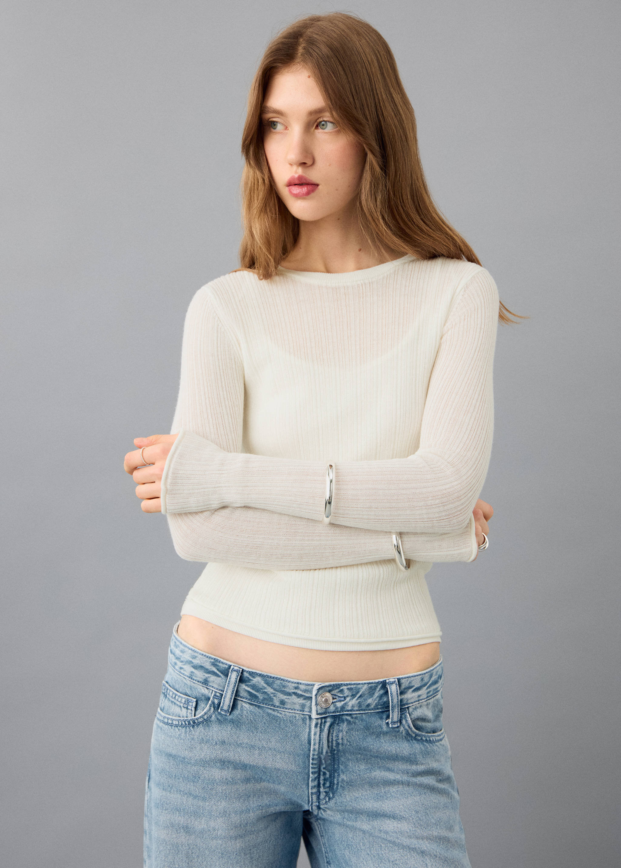 Fine-knit sweater - Medium plane