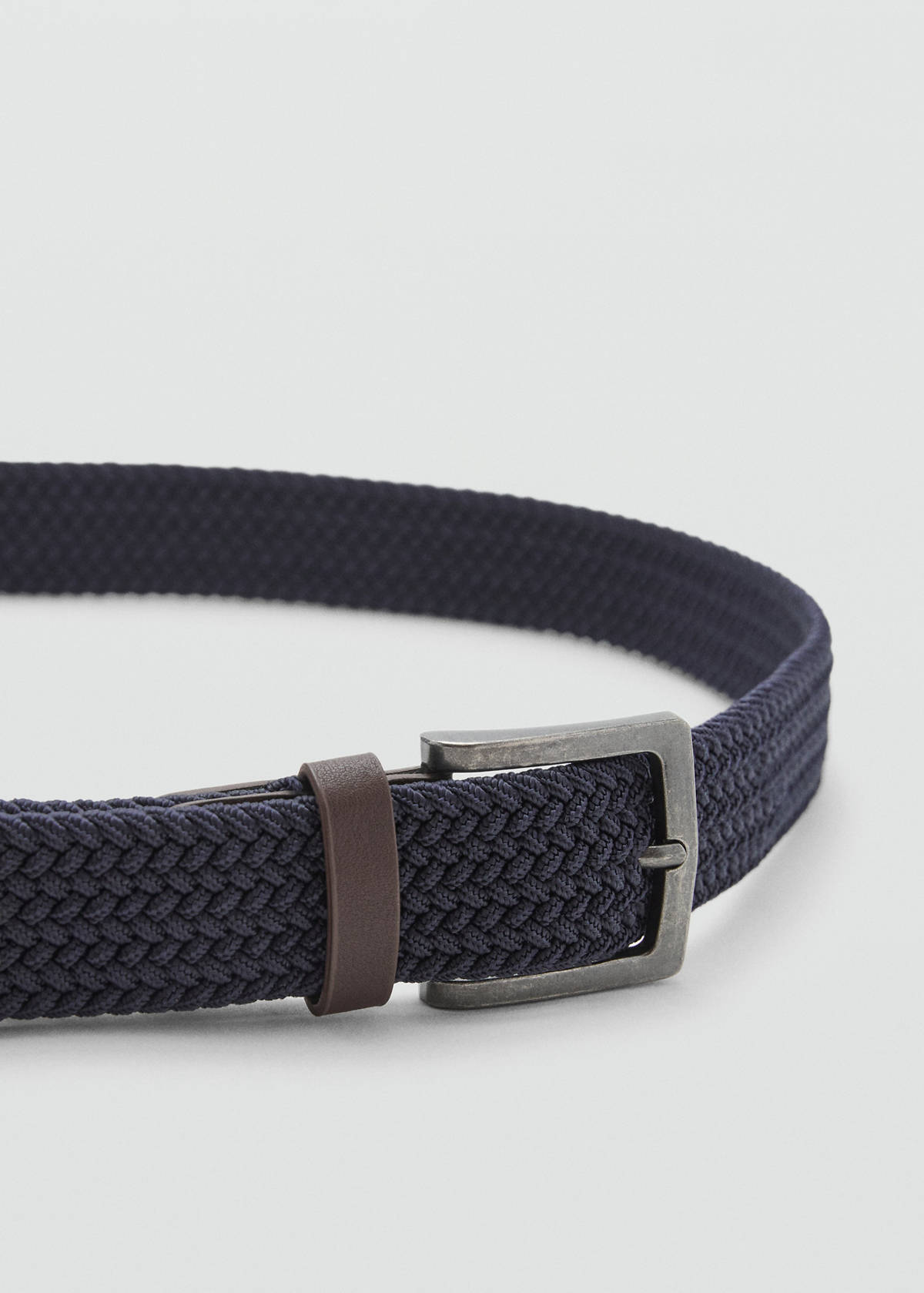 Braided belt — Blue