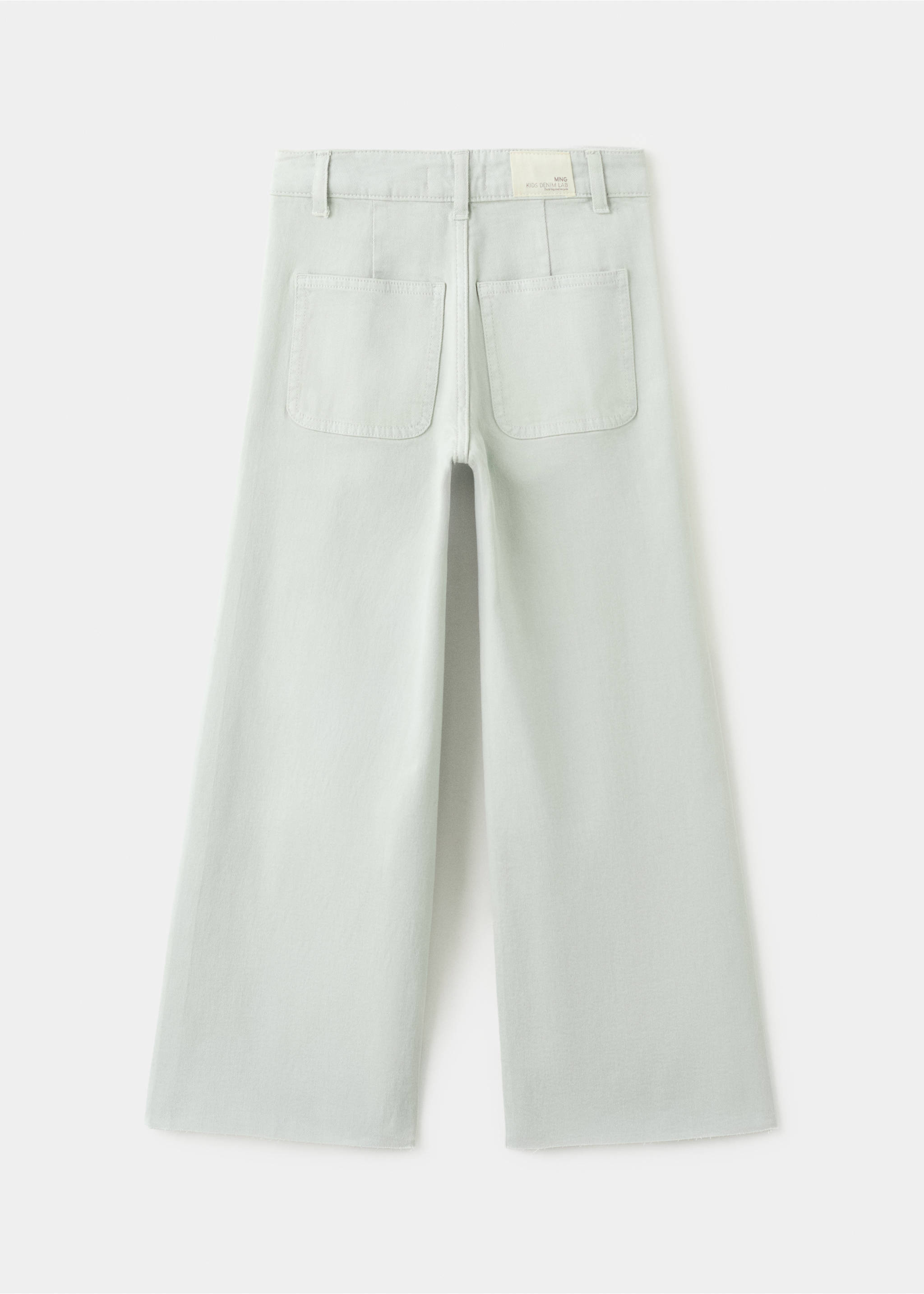 Jean seamless coton - Verso de l’article, Vert d´eau. Ref: 27012892-00.