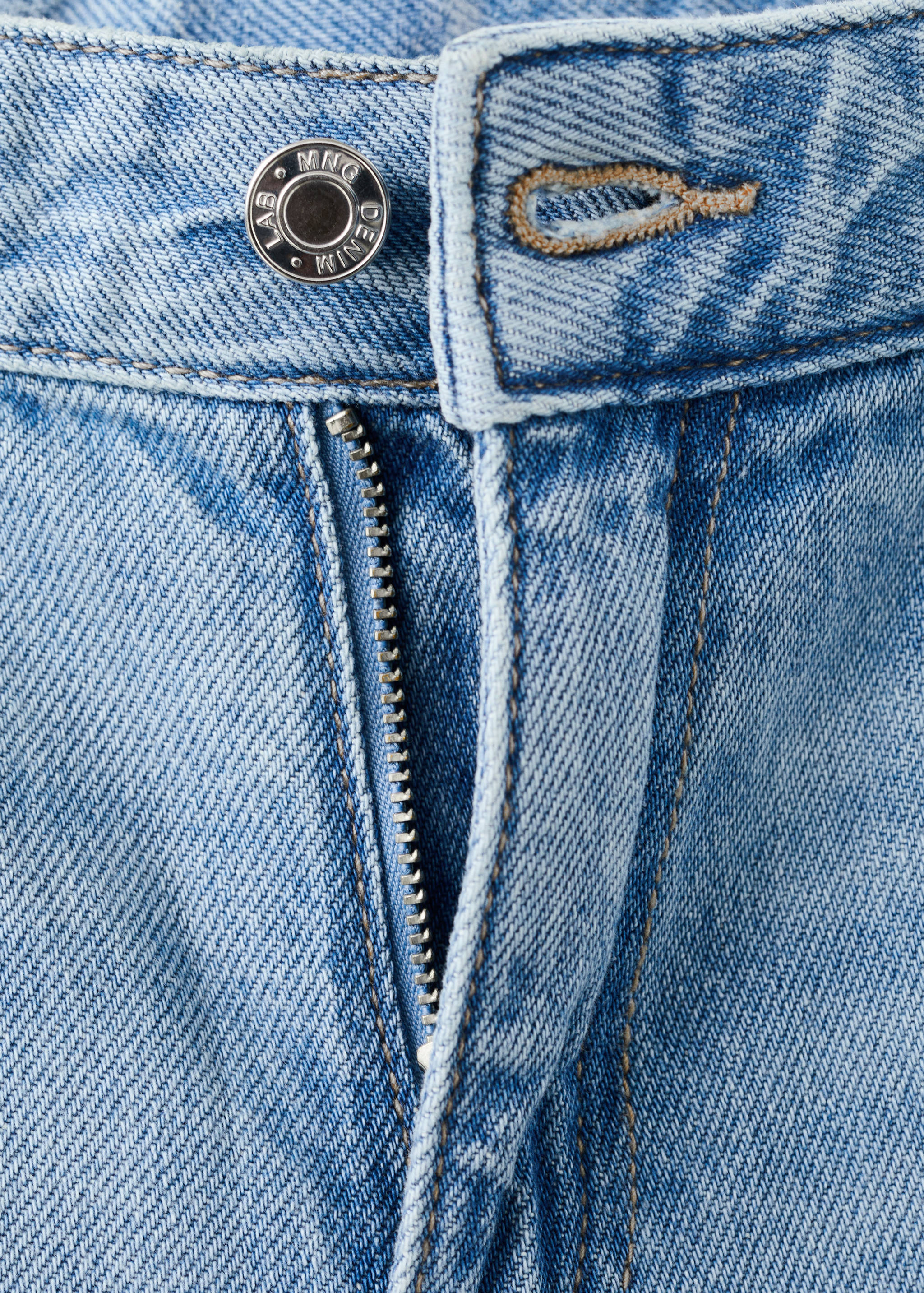 Bicolour palazzo jeans - Details of the article 0