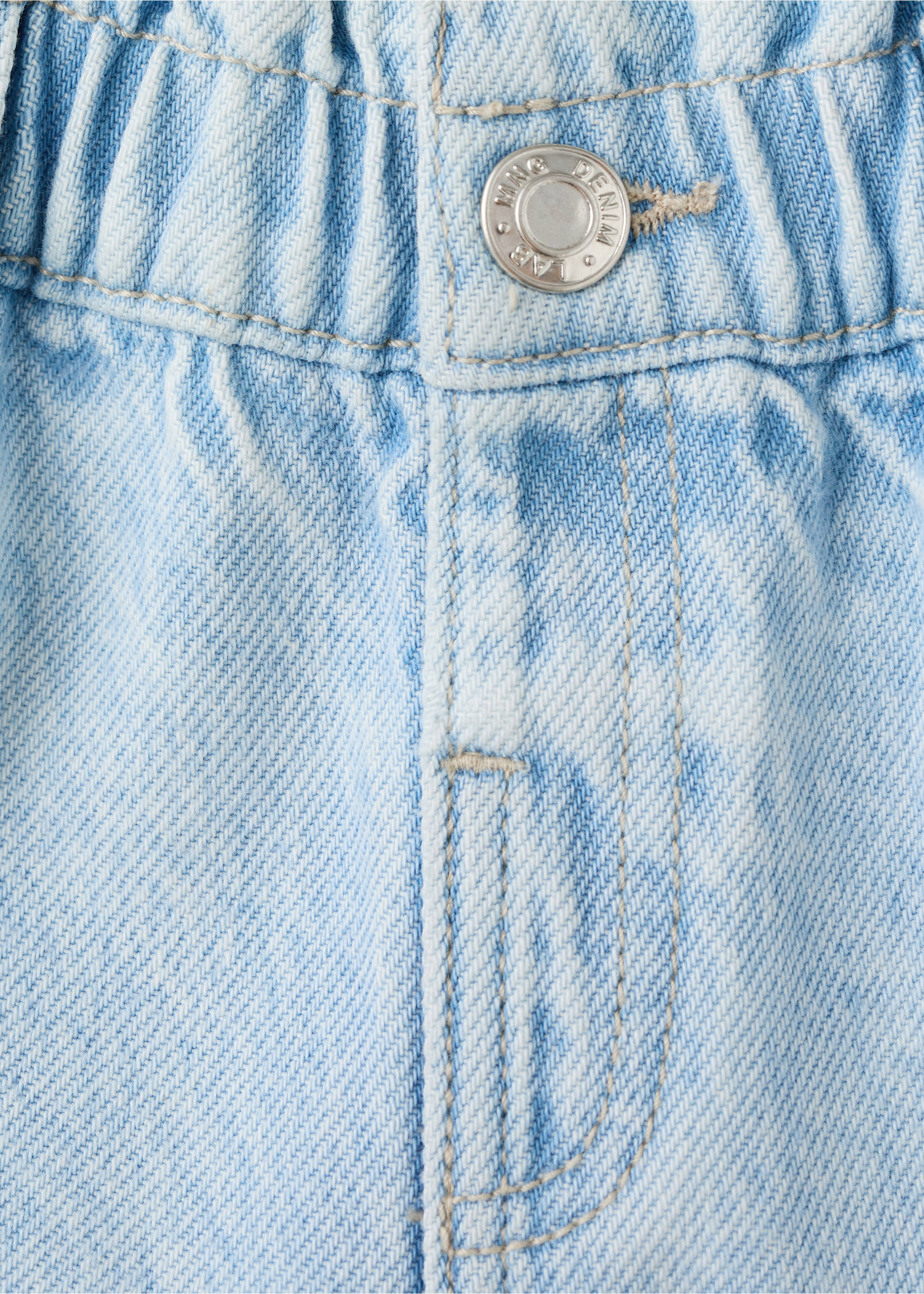 Jeans paperbag - Detalle del artículo 0, Azul claro. Ref: 27012894-00.