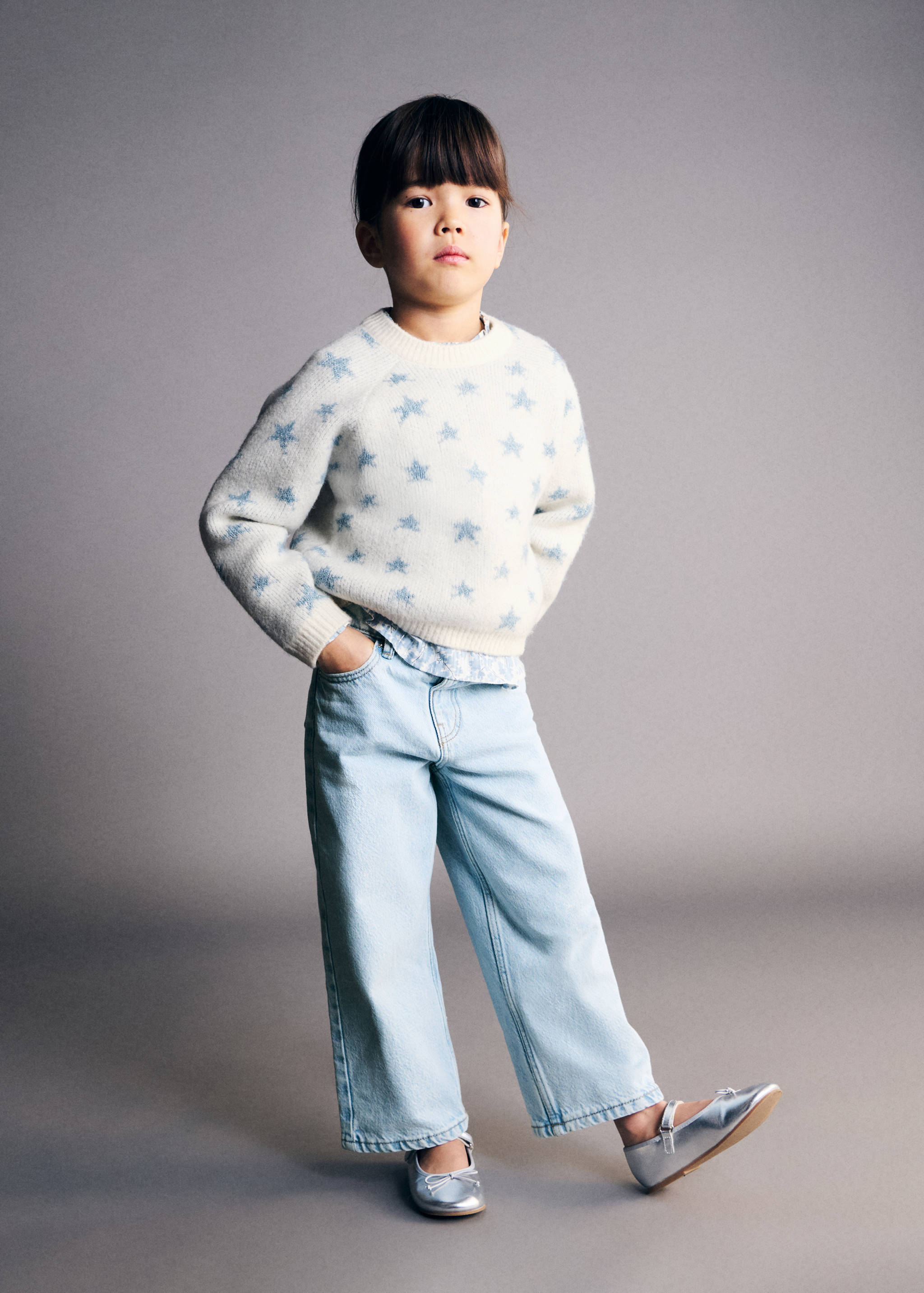 Jeans culotte - Plano medio