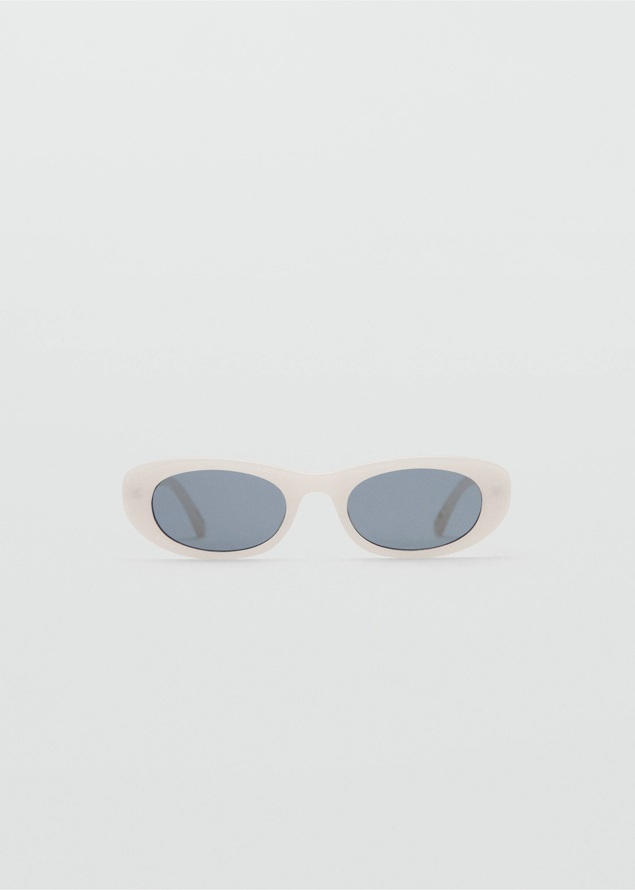 Oval-frame sunglasses - Article without model, White. Ref: 27012898-00.