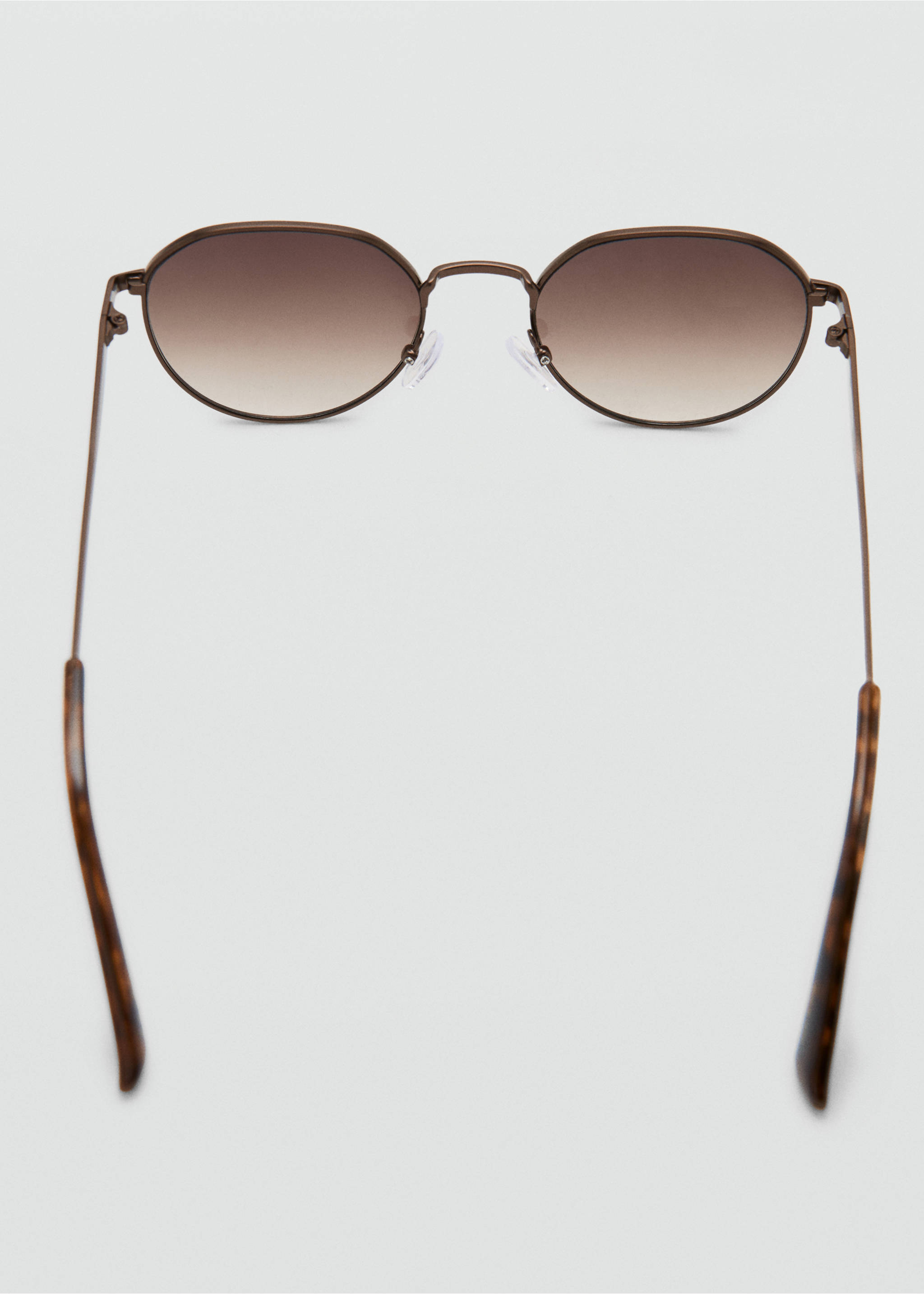 Ulleres de sol muntura metàl·lica rodona - Detall de l'article 1, Marró. Ref: 27012899-00.