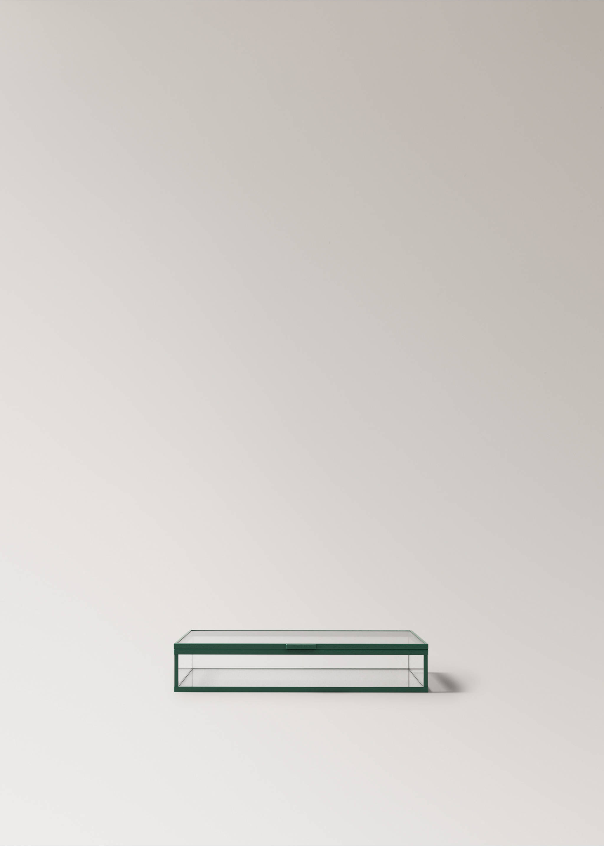 Small coloured crystal box - Article without model, Emerald Green. Ref: 27012911-00.