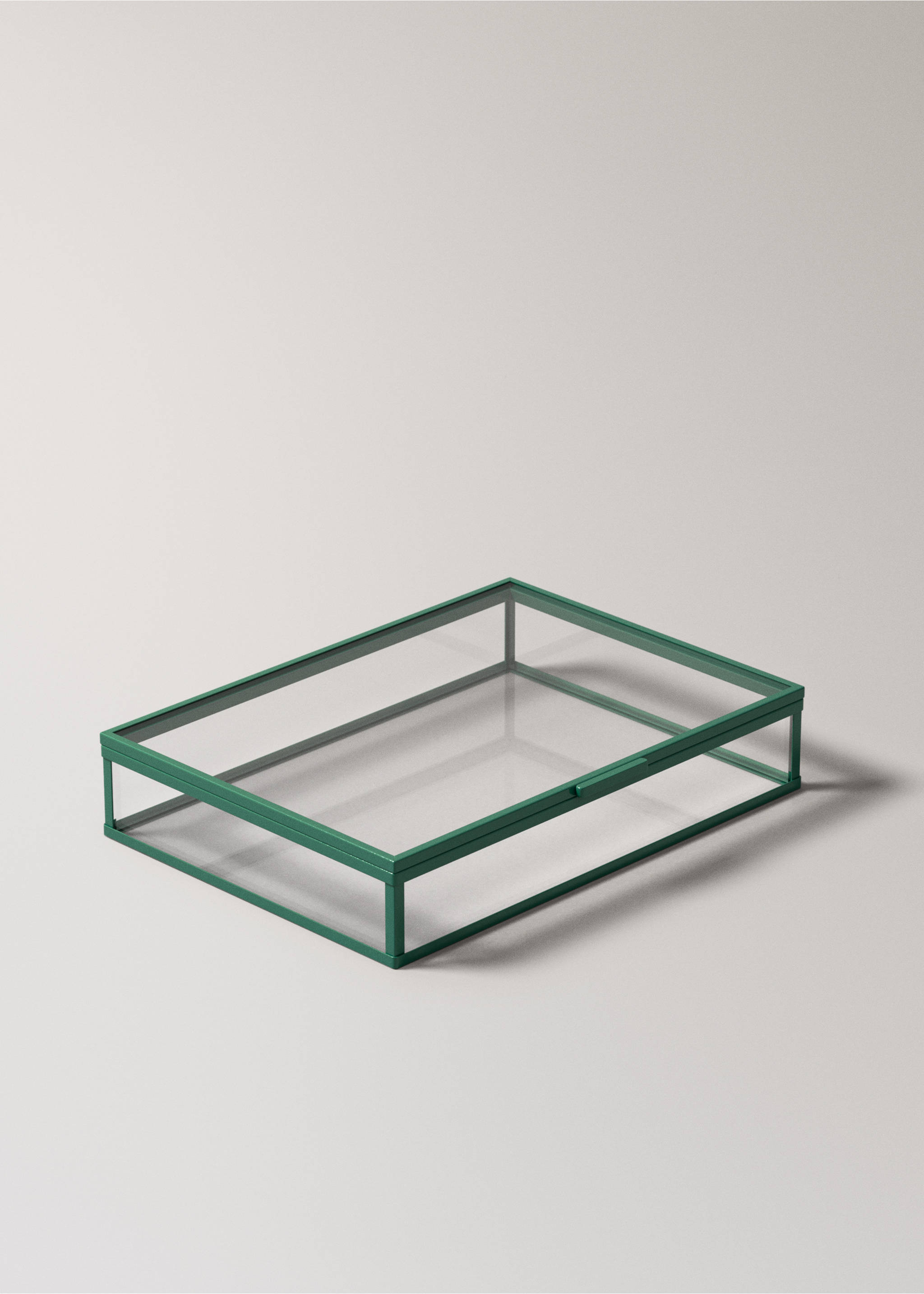 Small coloured crystal box - Details of the article 2, Emerald Green. Ref: 27012911-00.