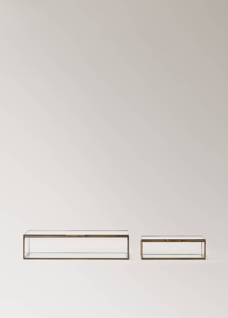 Small metal jewellery box — Gold